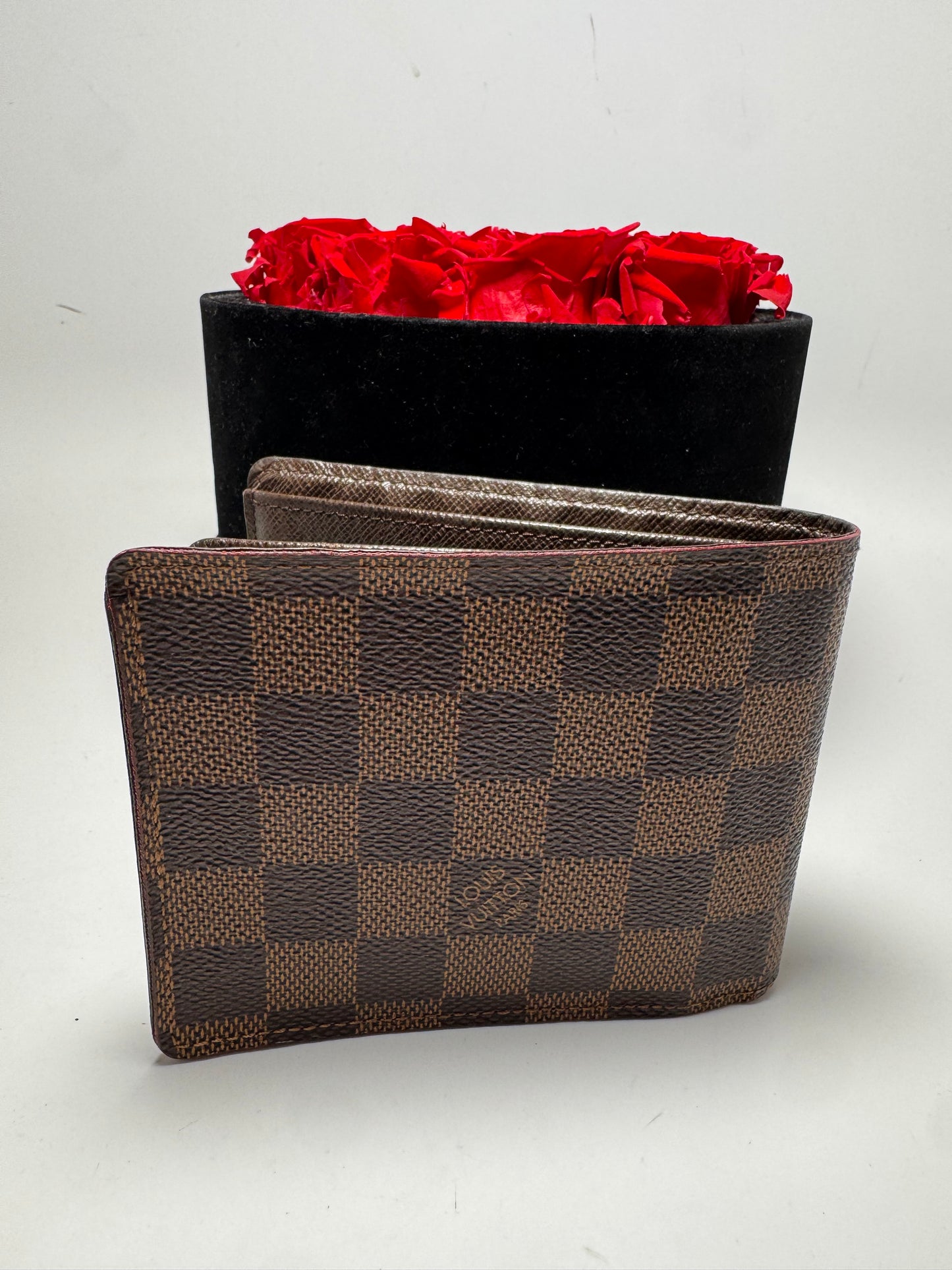 Louis Vuitton Damier Ebene Florin Bifold Wallet (Unisex)