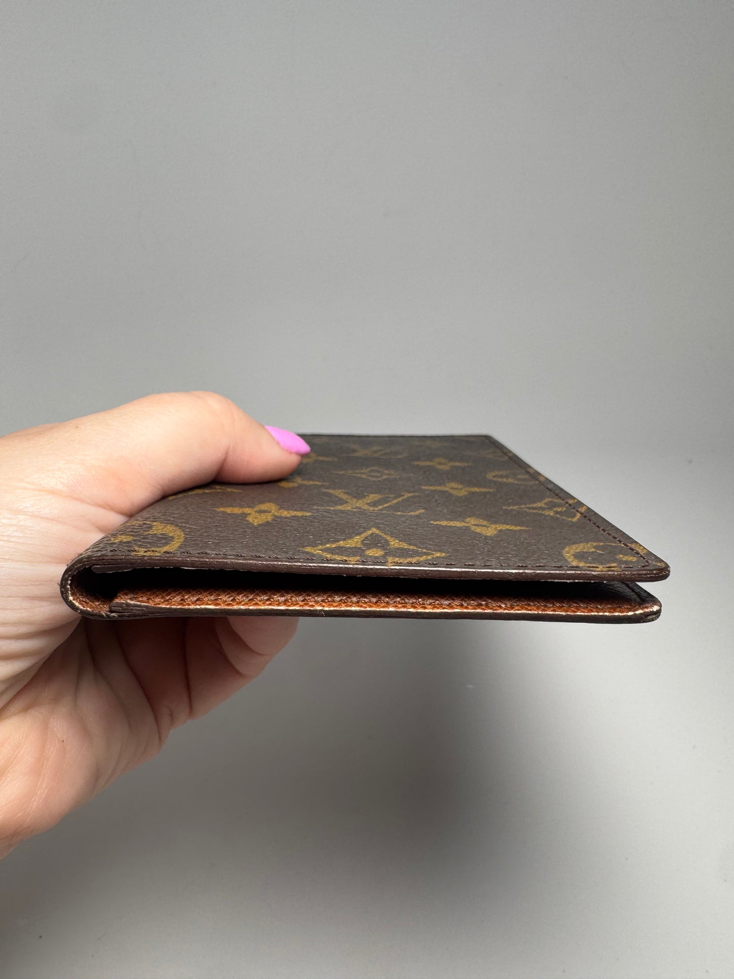 Louis Vuitton Monogram Checkbook Cover/Passport Holder