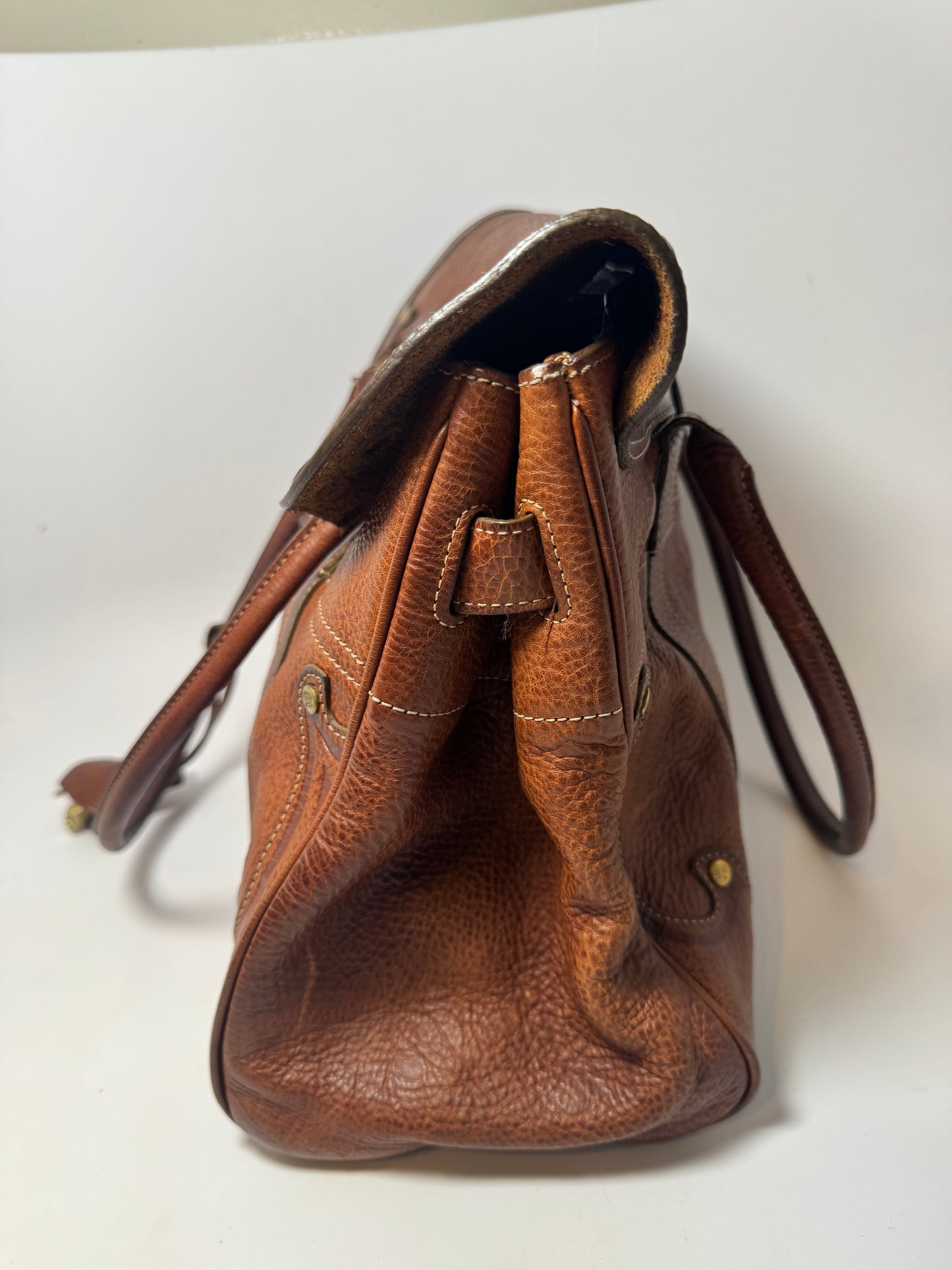 Mulberry Bayswater Satchel in Tooled Oak