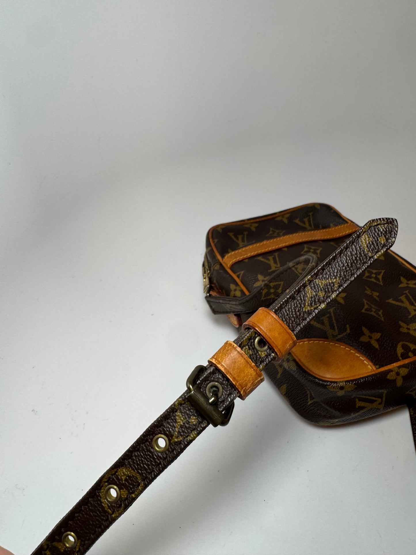 Louis Vuitton Danube Monogram Crossbody Bag – Vintage 1989, Made in France