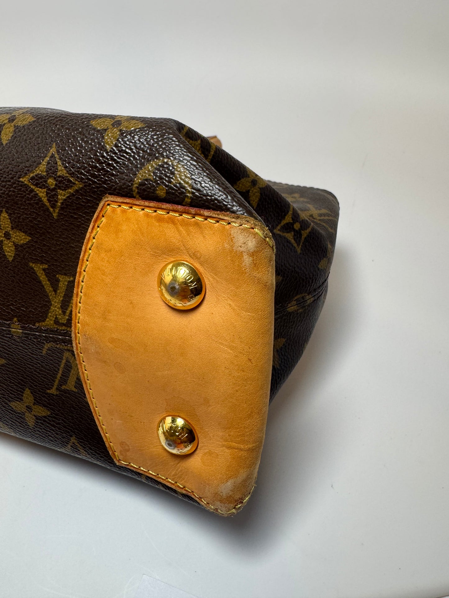 Louis Vuitton Wilshire PM Monogram Bag East West Tote Made in Spain
