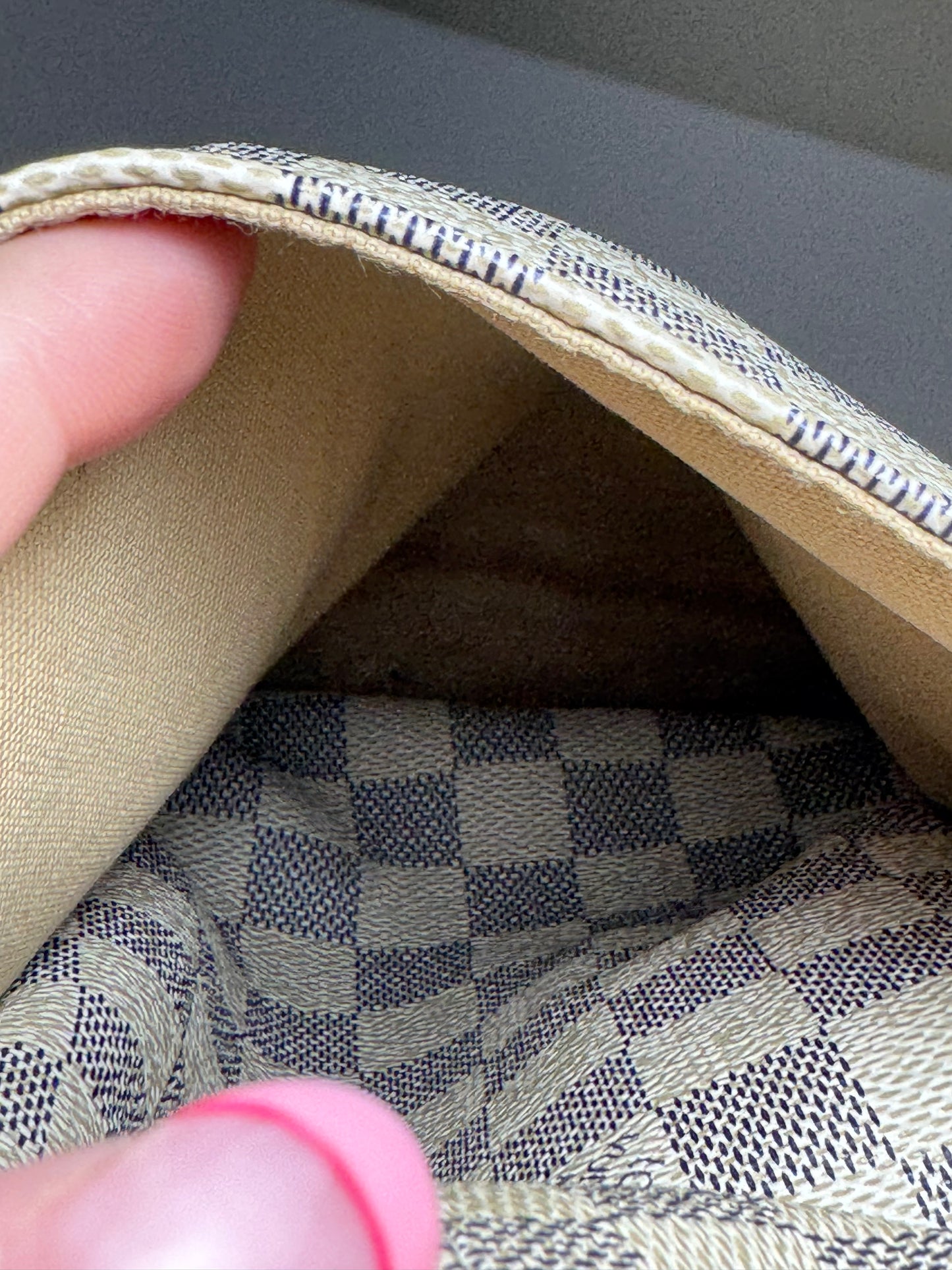 Louis Vuitton Totally MM in Damier Azur Tote Shoulder Bag