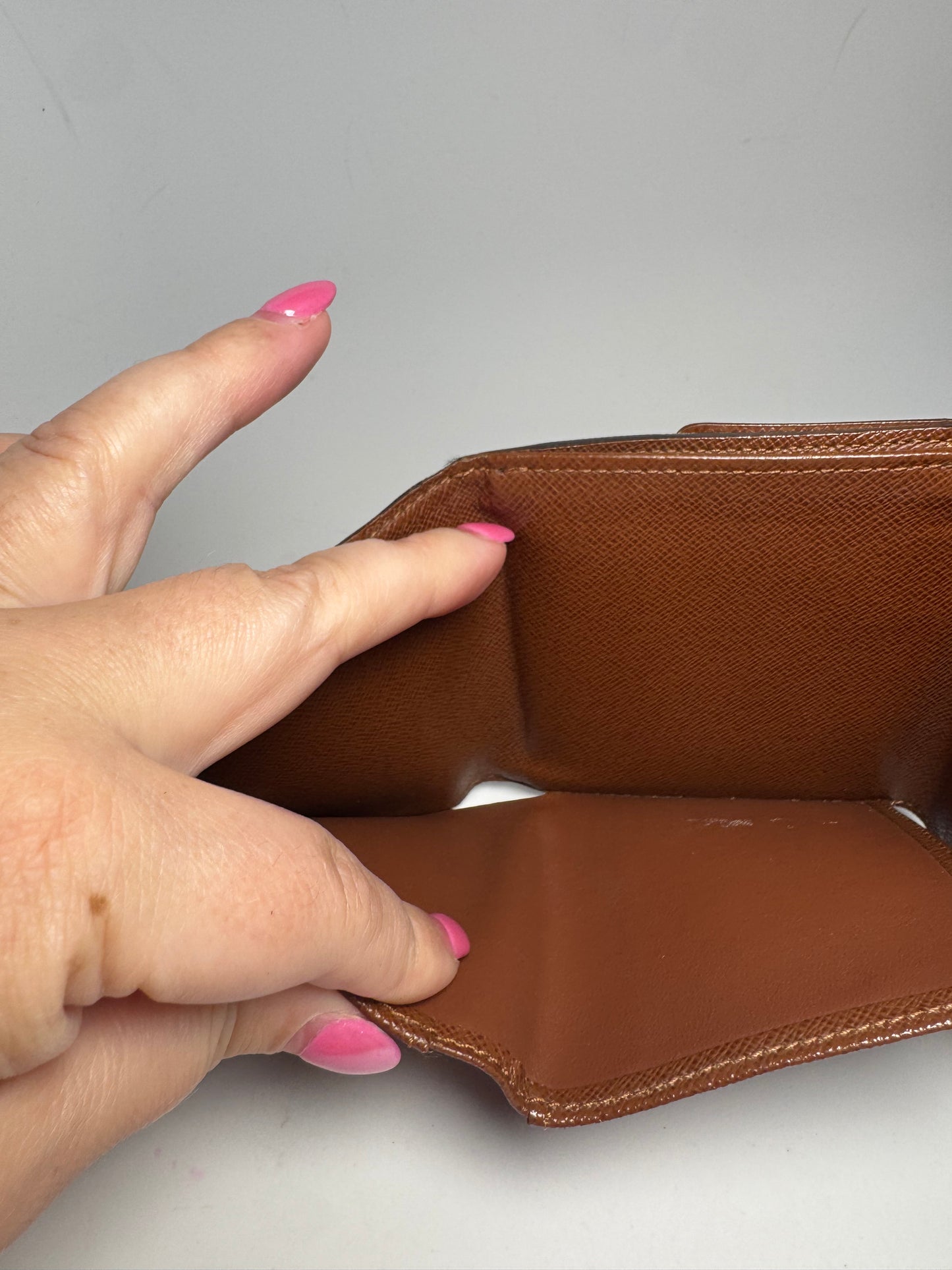 Louis Vuitton Elise Monogram Compact Wallet Made in February 2006 in France