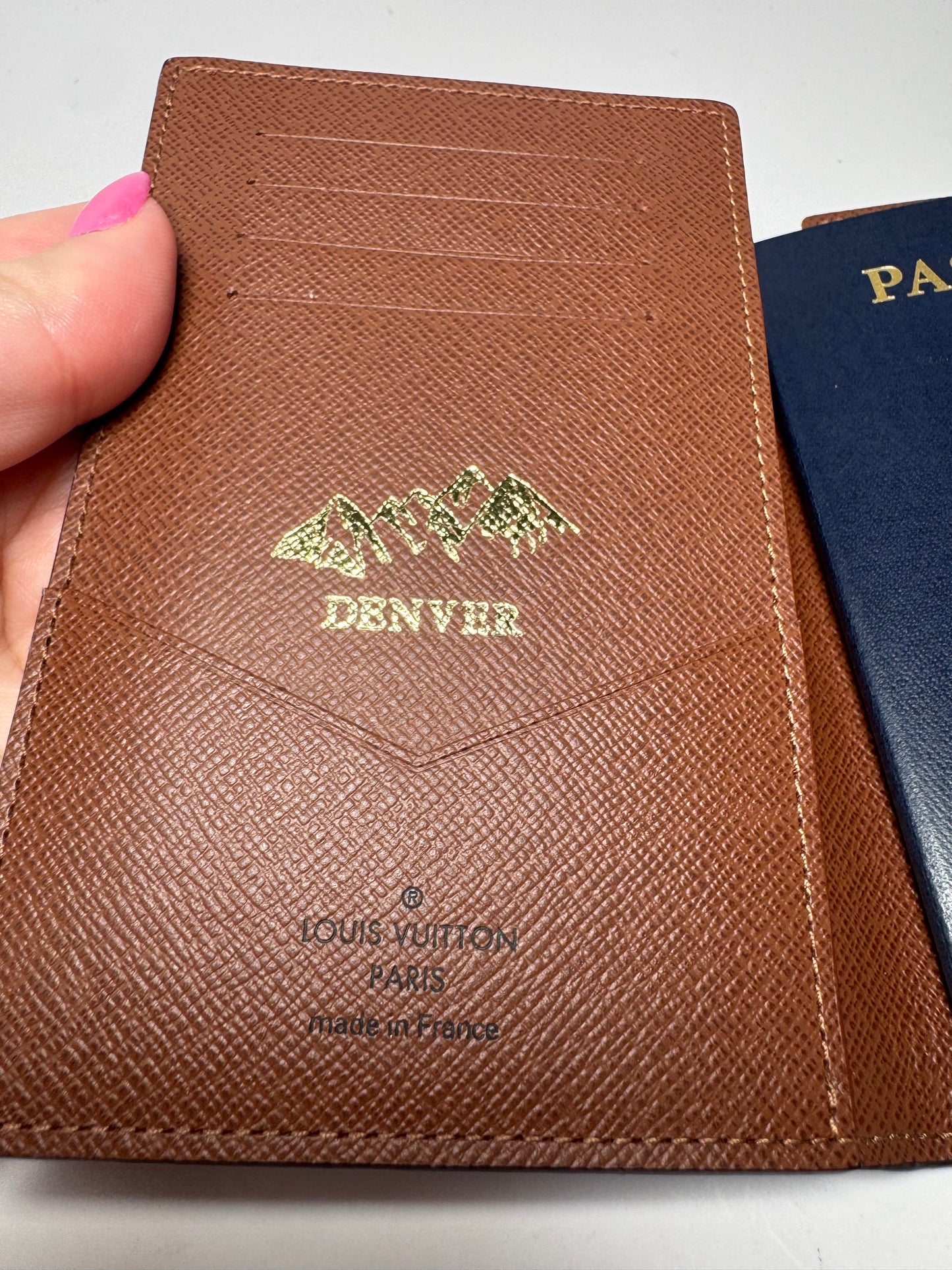 Louis Vuitton Passport Cover Monogram- Microchipped