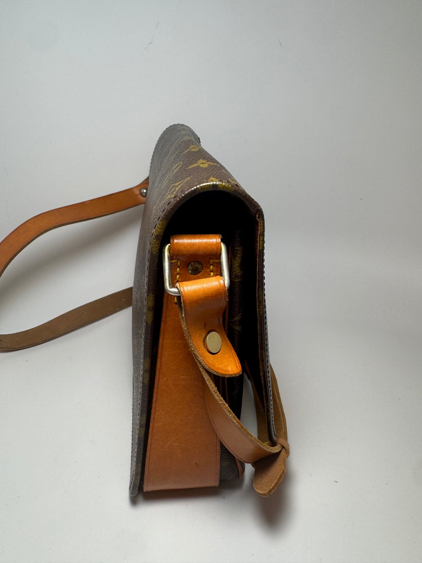 Louis Vuitton Cartouchière GM Monogram Crossbody/Shoulder Bag- Pre Date Code