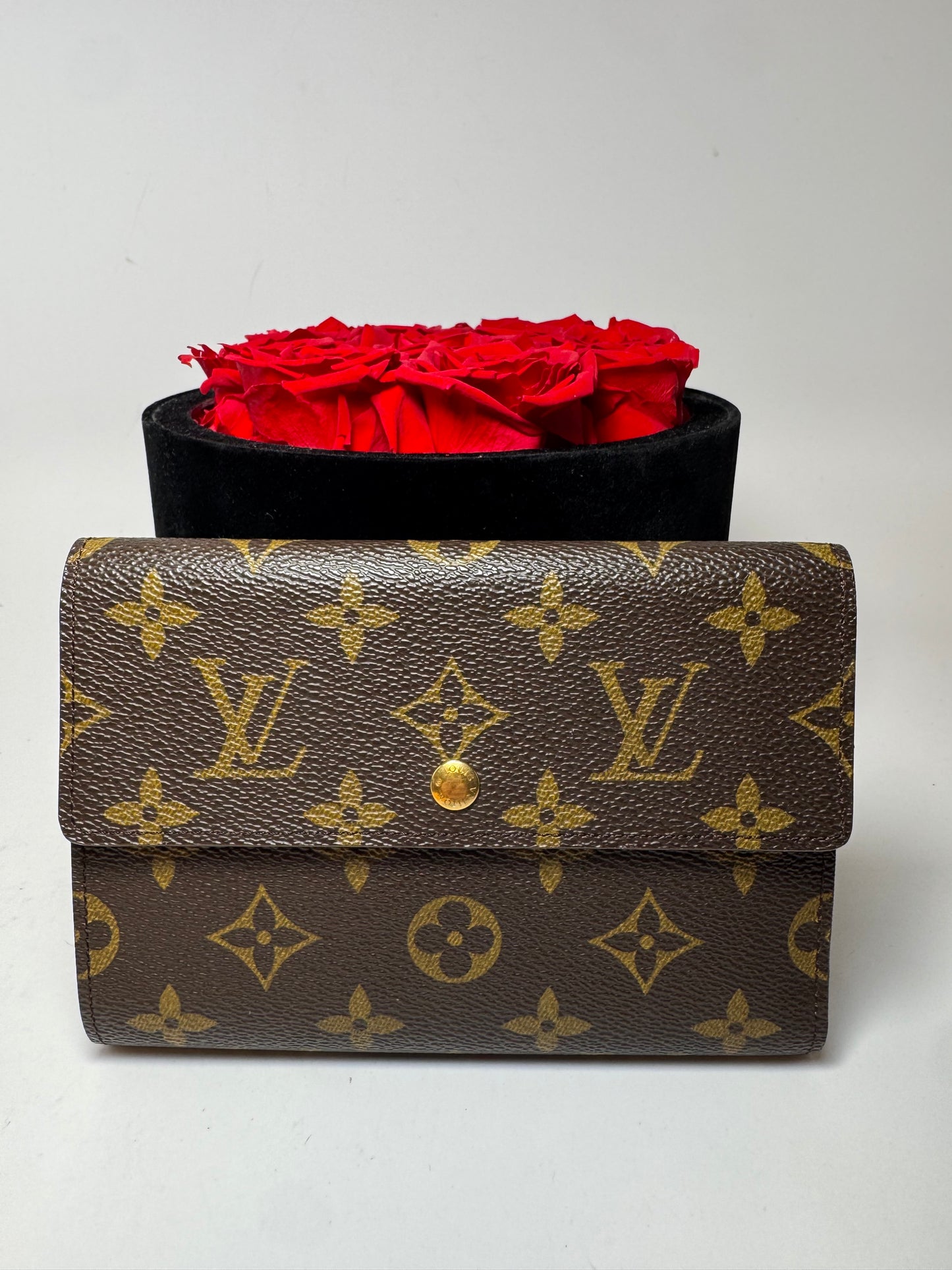 Louis Vuitton Monogram Porte Tresor Etui Papiers Wallet January 1996 in France