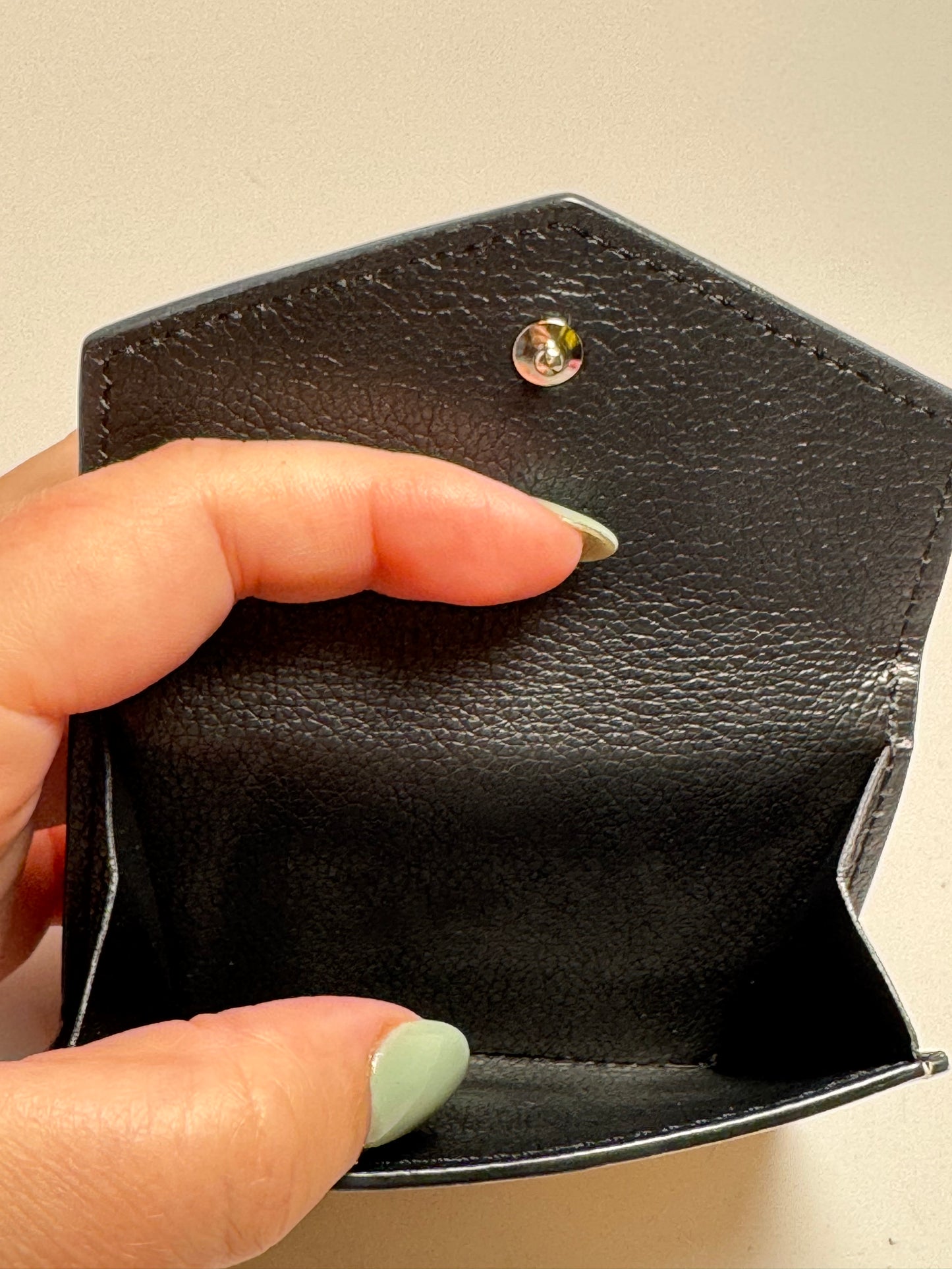 Louis Vuitton Calfskin Lockmini Wallet Rose Ballerine Maito White Black