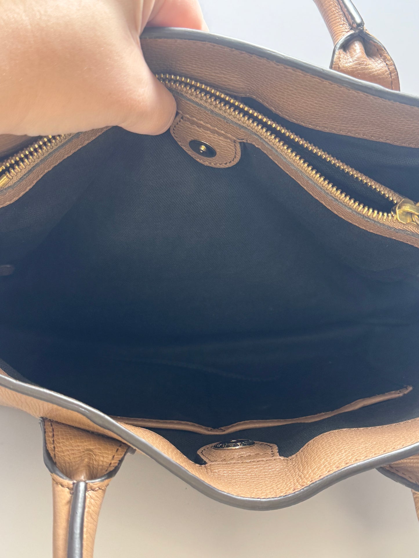 Burberry Banner Medium House Check Tote Bag Beige