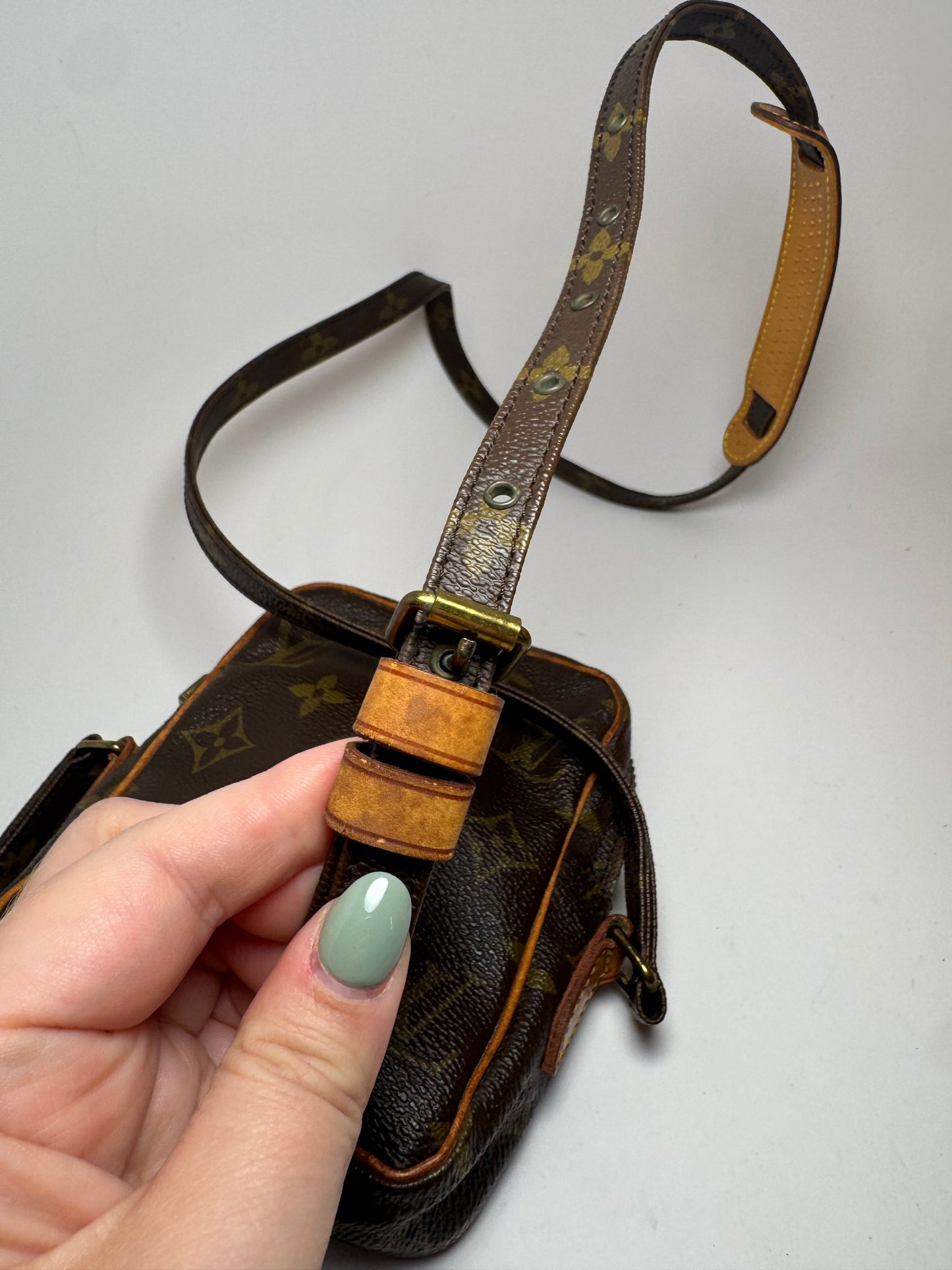 Louis Vuitton Vintage Mini Danube Monogram Crossbody – Made in France (Pre Date Code)