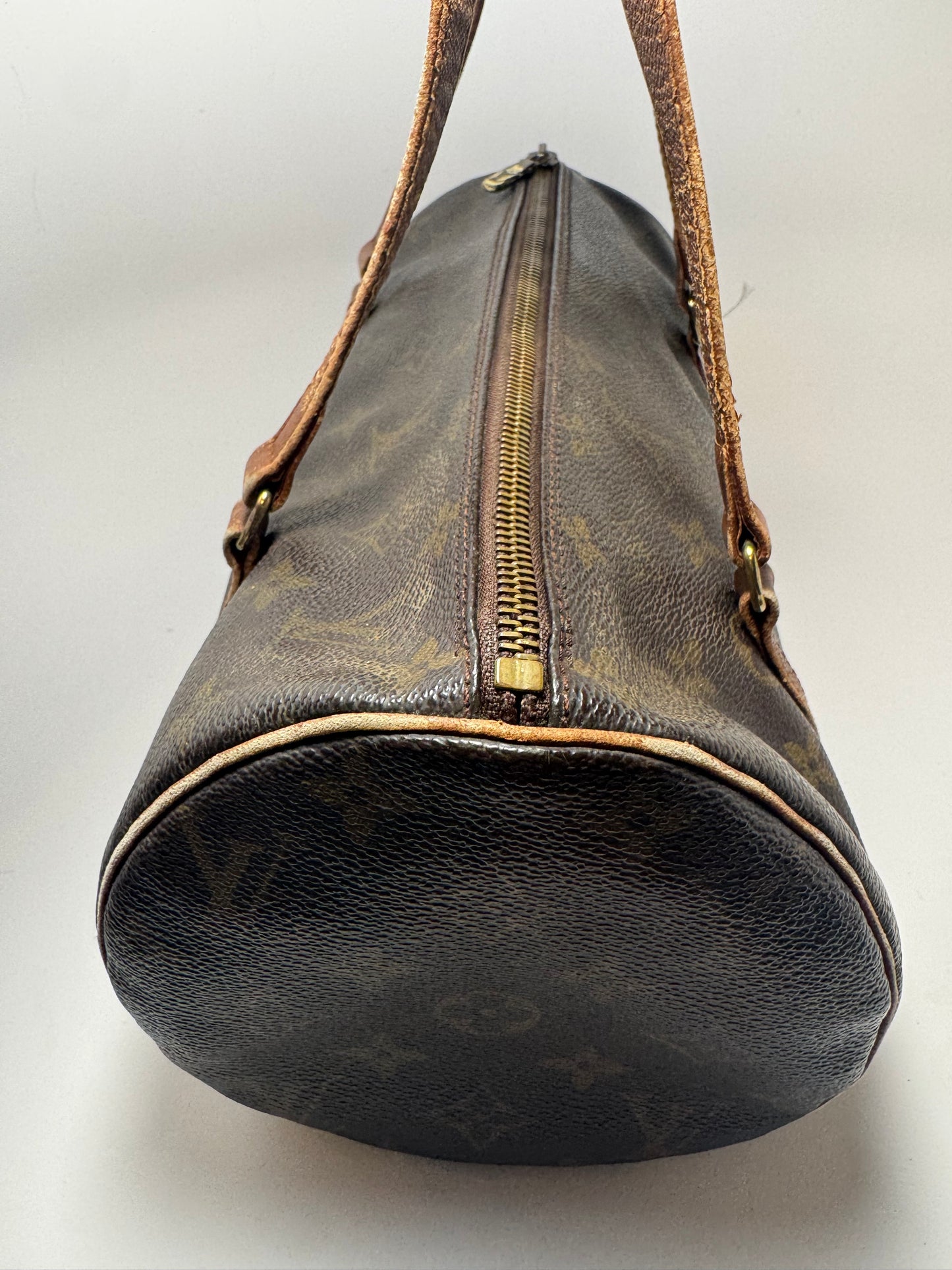 Louis Vuitton Papillon 30 Monogram Satchel/Barrel Bag Vintage France June 1994