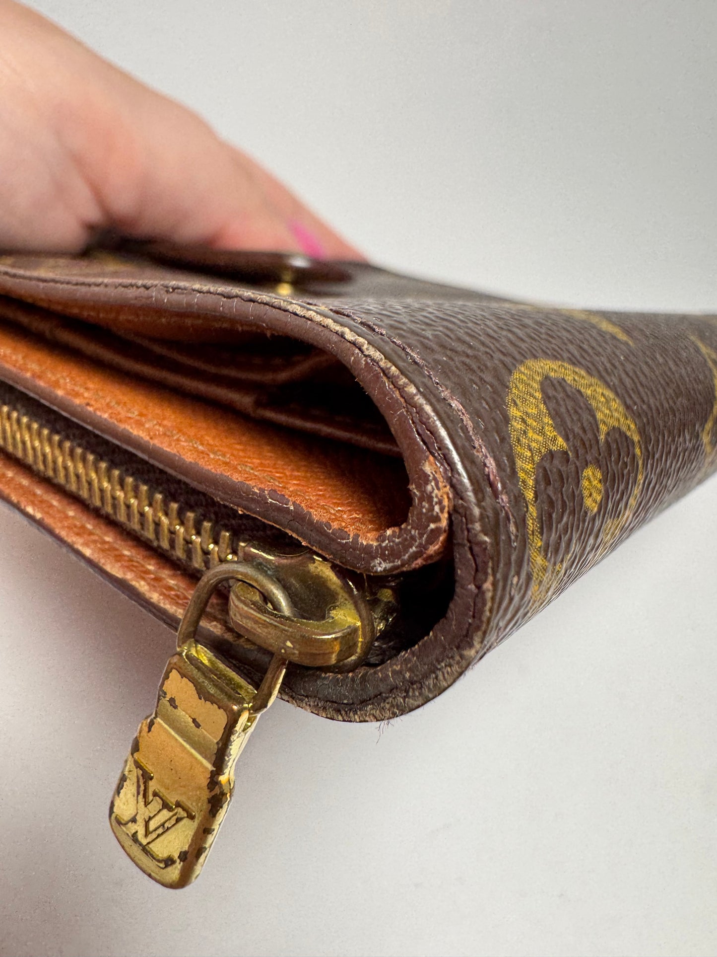 Louis Vuitton Monogram Compact Zippy Wallet Made in Spain, May 1998
