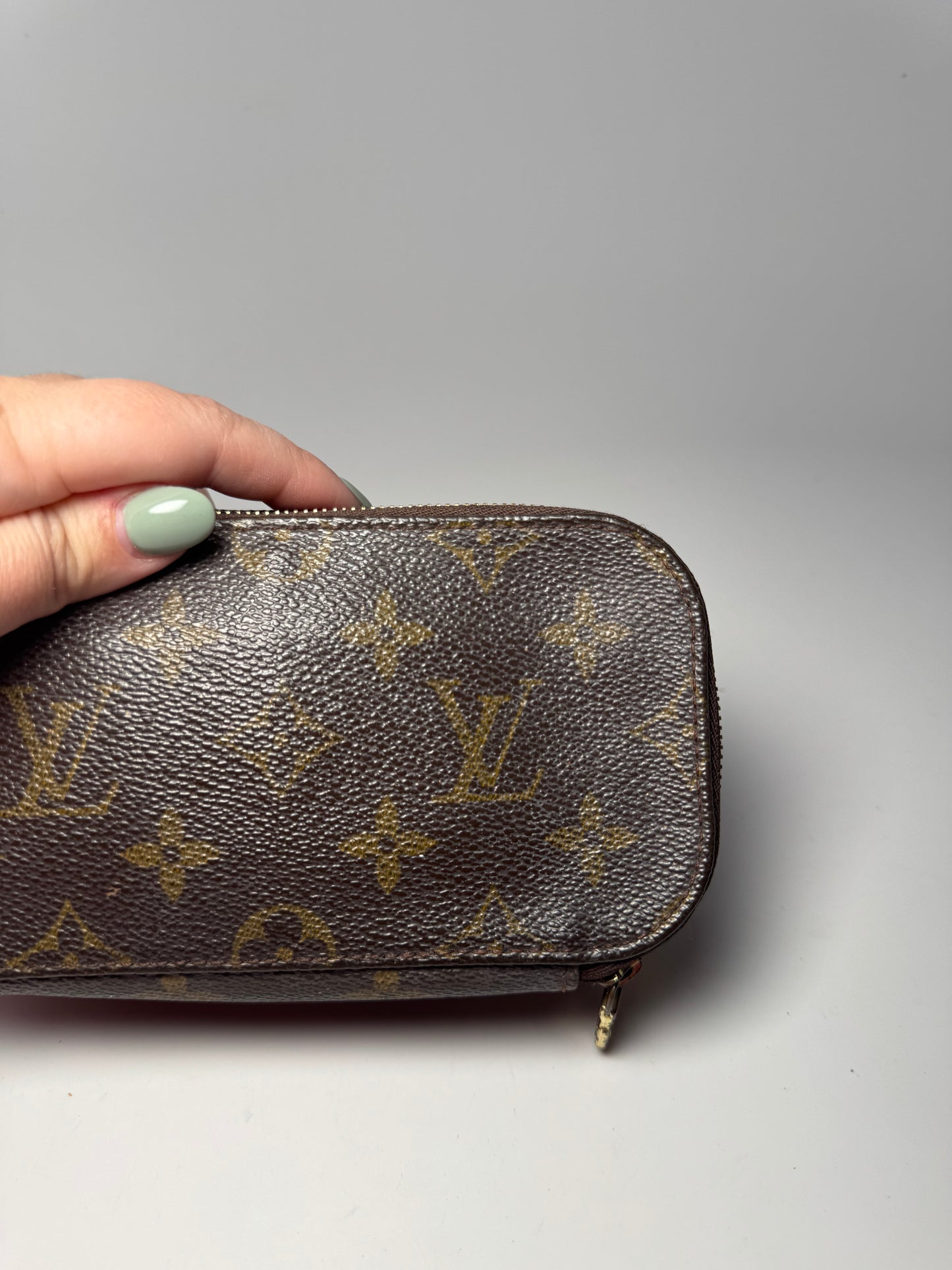 Louis Vuitton Trousse PM Monogram Canvas Toiltery Makeup Case/Pouch- July 2002