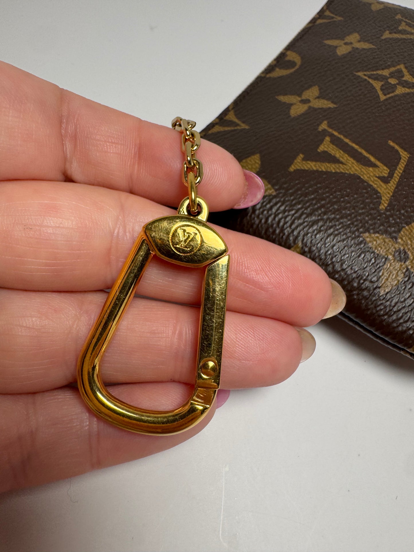 Louis Vuitton Key Pouch SMALL SIZE (Newer Size) Monogram