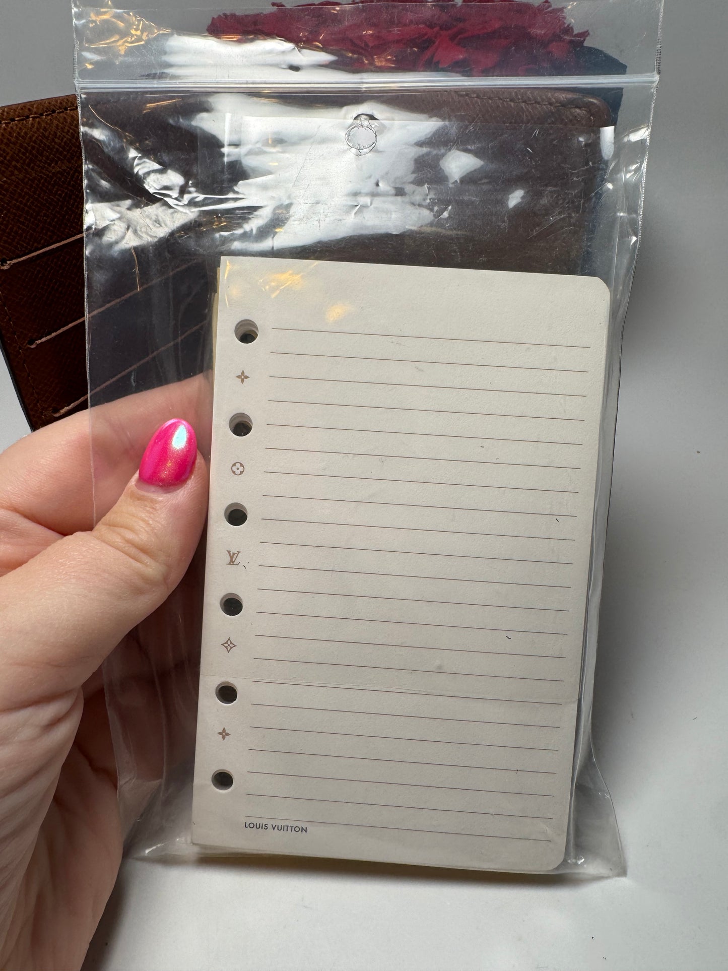 Louis Vuitton Agenda PM Monogram with Brand New LV Inserts