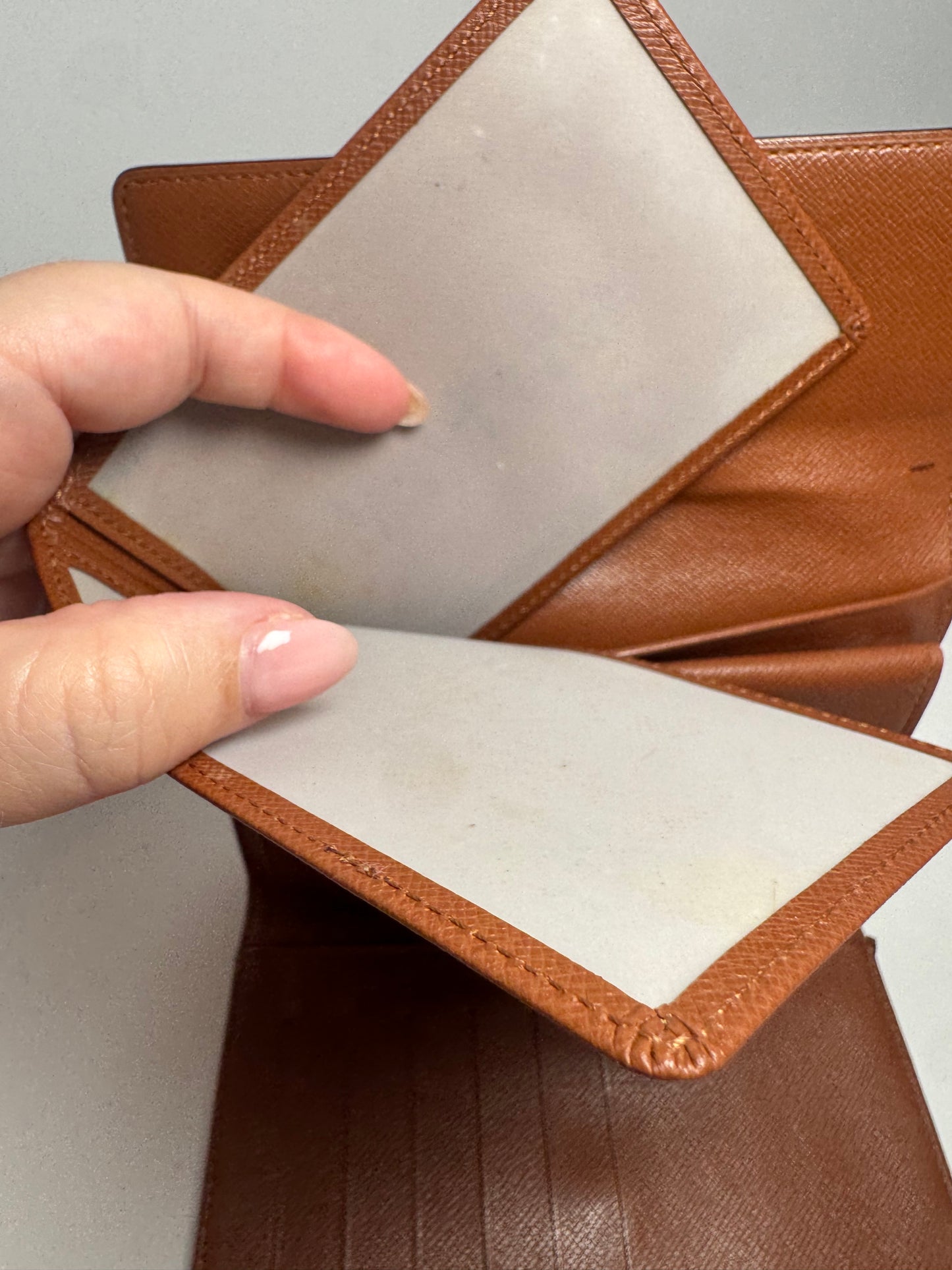 Louis Vuitton Porte Tressor Etui Monogram Wallet/Passport Holder