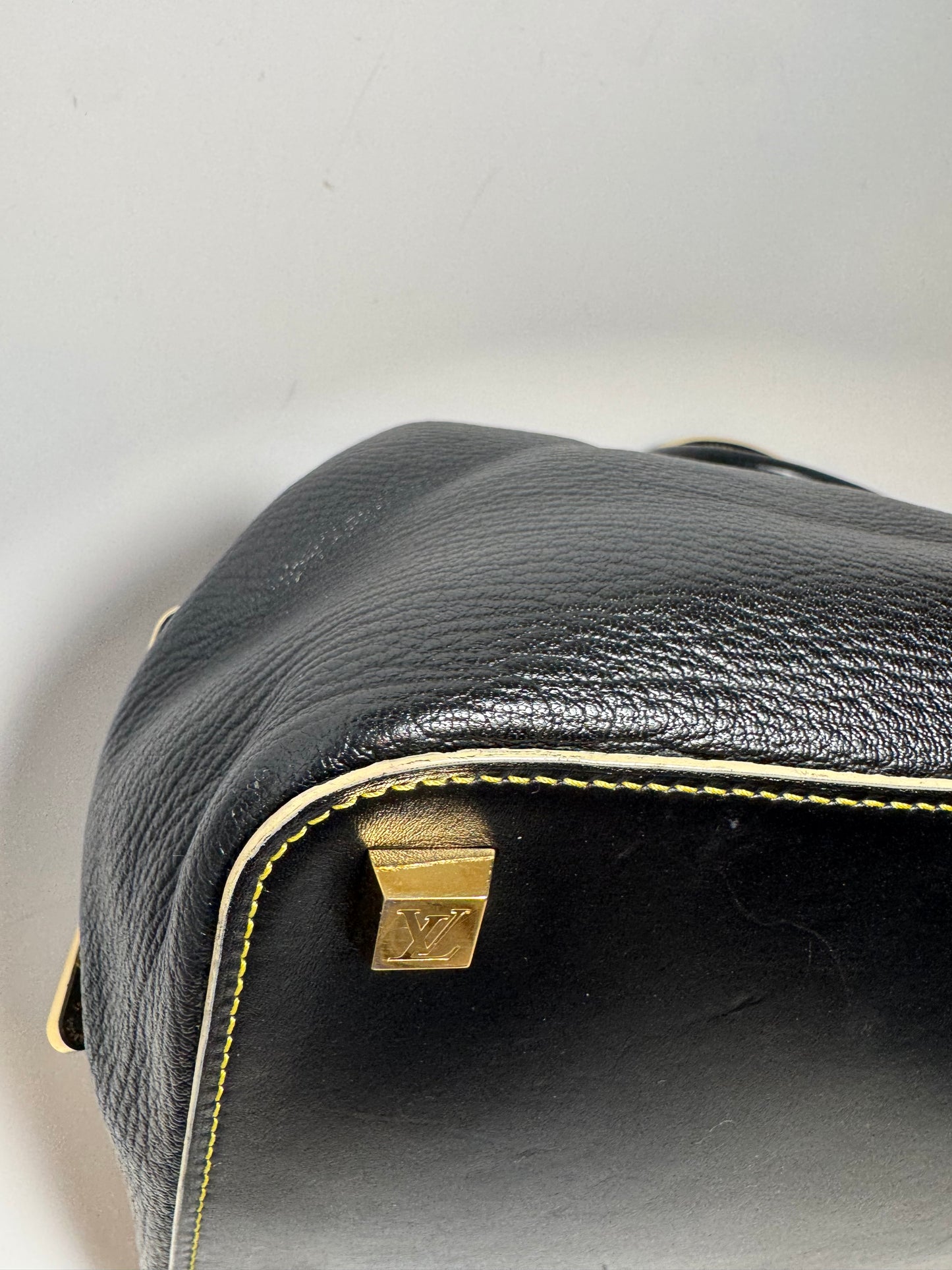 Louis Vuitton Suhali L'Ingenieux GM Black Leather Satchel Made in Italy