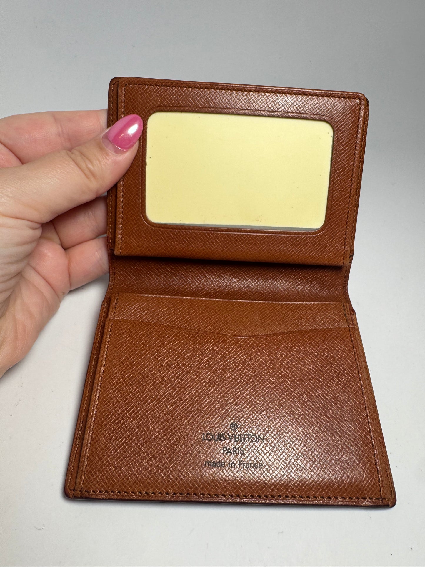 Louis Vuitton Monogram Card Case/Card Wallet Luxury Made in France