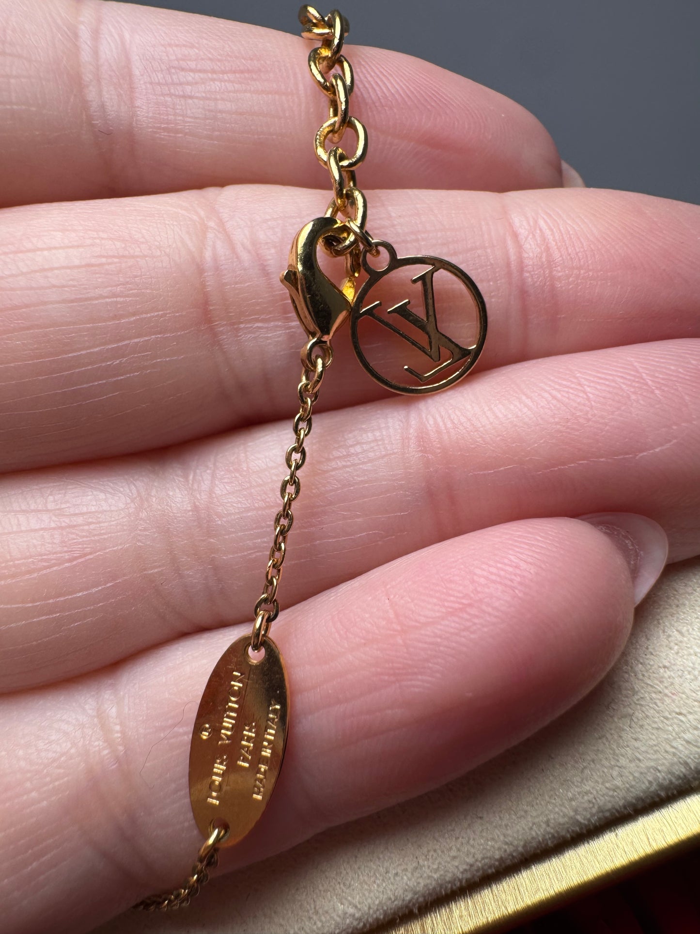 Louis Vuitton Nanogram Two Tone Bracelet