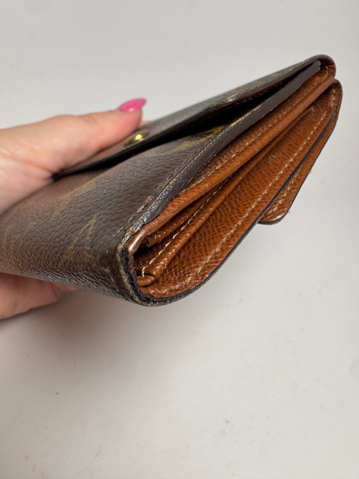 Louis Vuitton Elise Monogram Compact Wallet Made in February 2006 in France