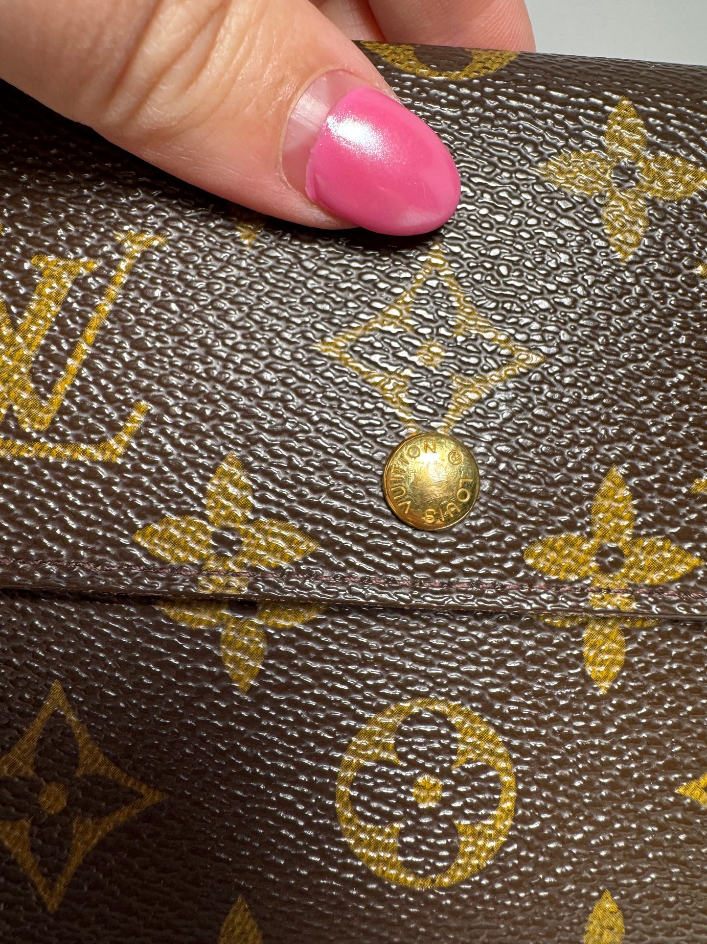 Louis Vuitton Porte Tressor Etui Papier Monogram Slim Snap Wallet, January 2001 in France