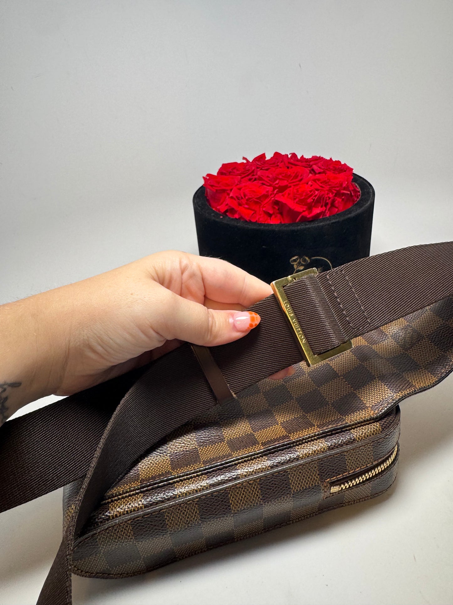 Louis Vuitton Geronimo Damier Ebene Belt Bag/Bum Bag