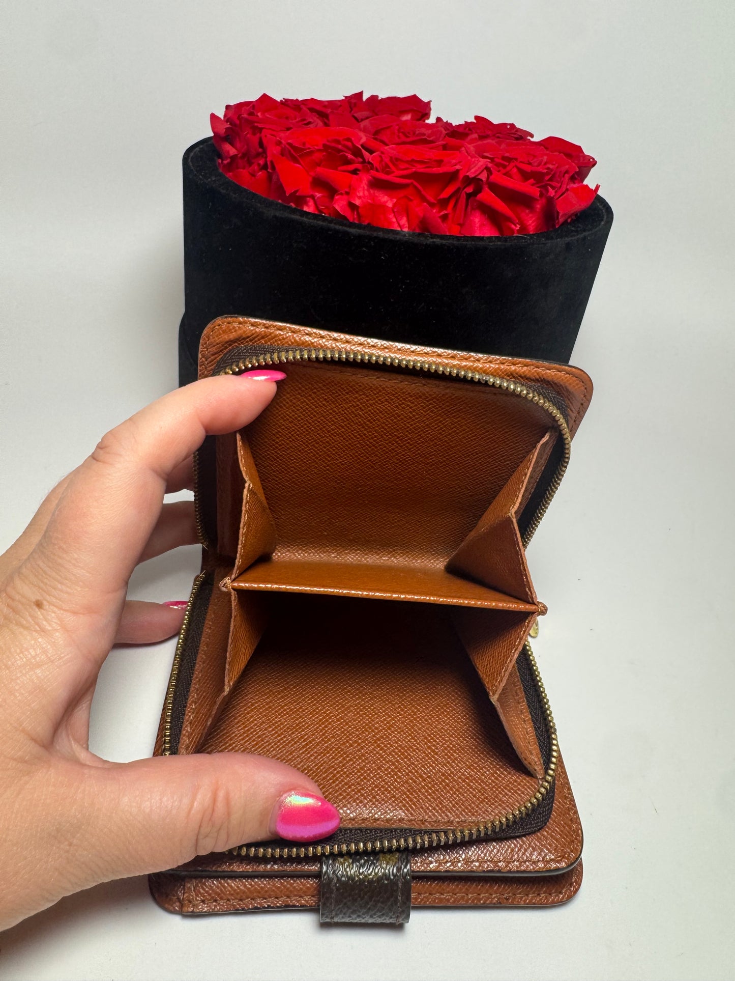 Louis Vuitton Monogram Zippy Compact Wallet