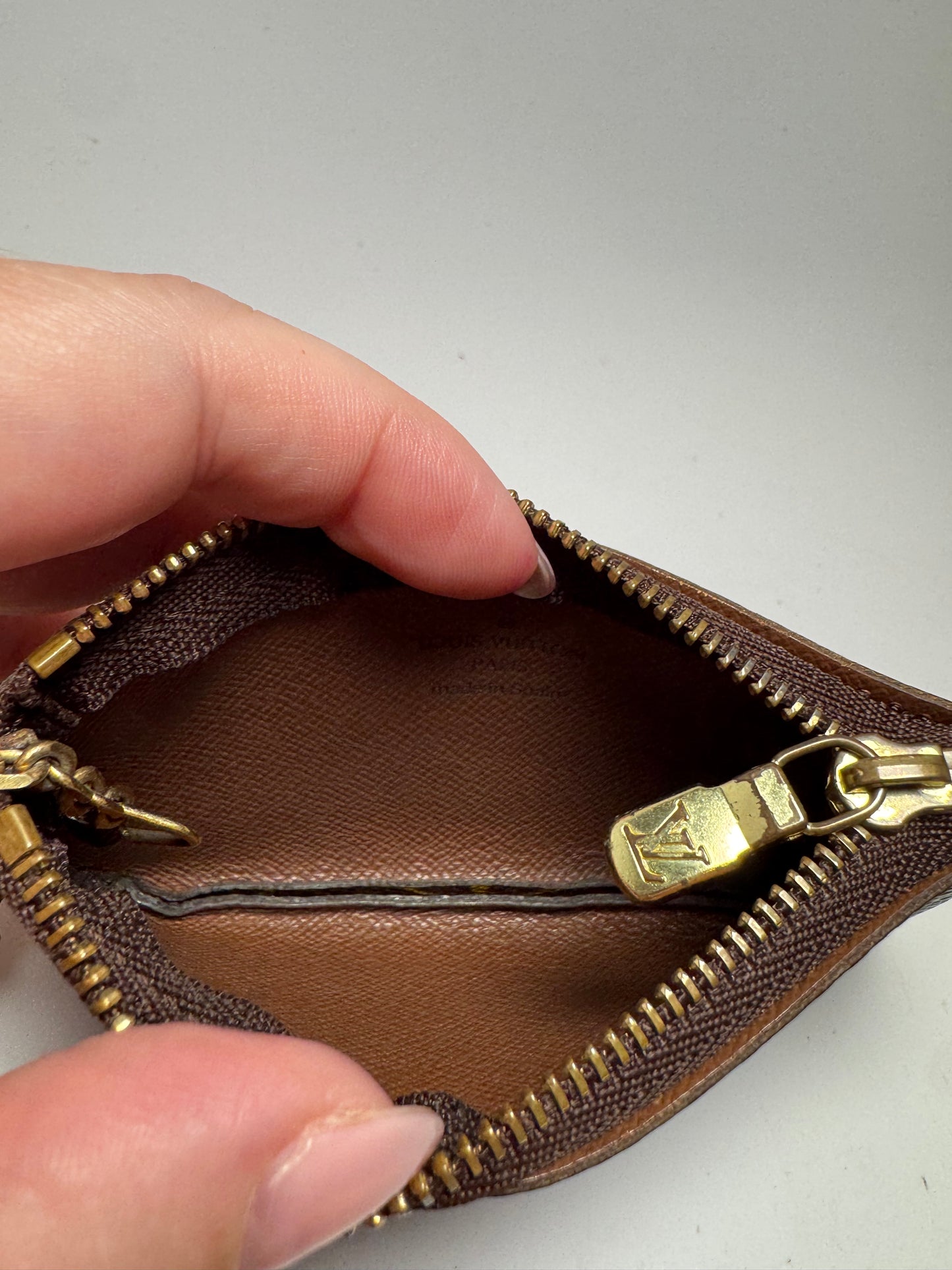 Louis Vuitton Key Cles Key Pouch Monogram Card Case | Made in Spain