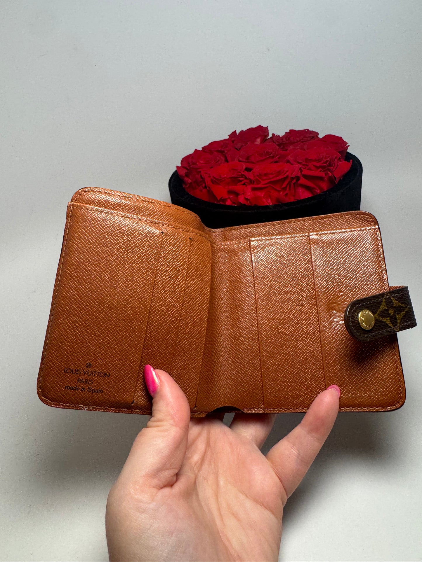 Louis Vuitton Monogram Zippy Compact Wallet
