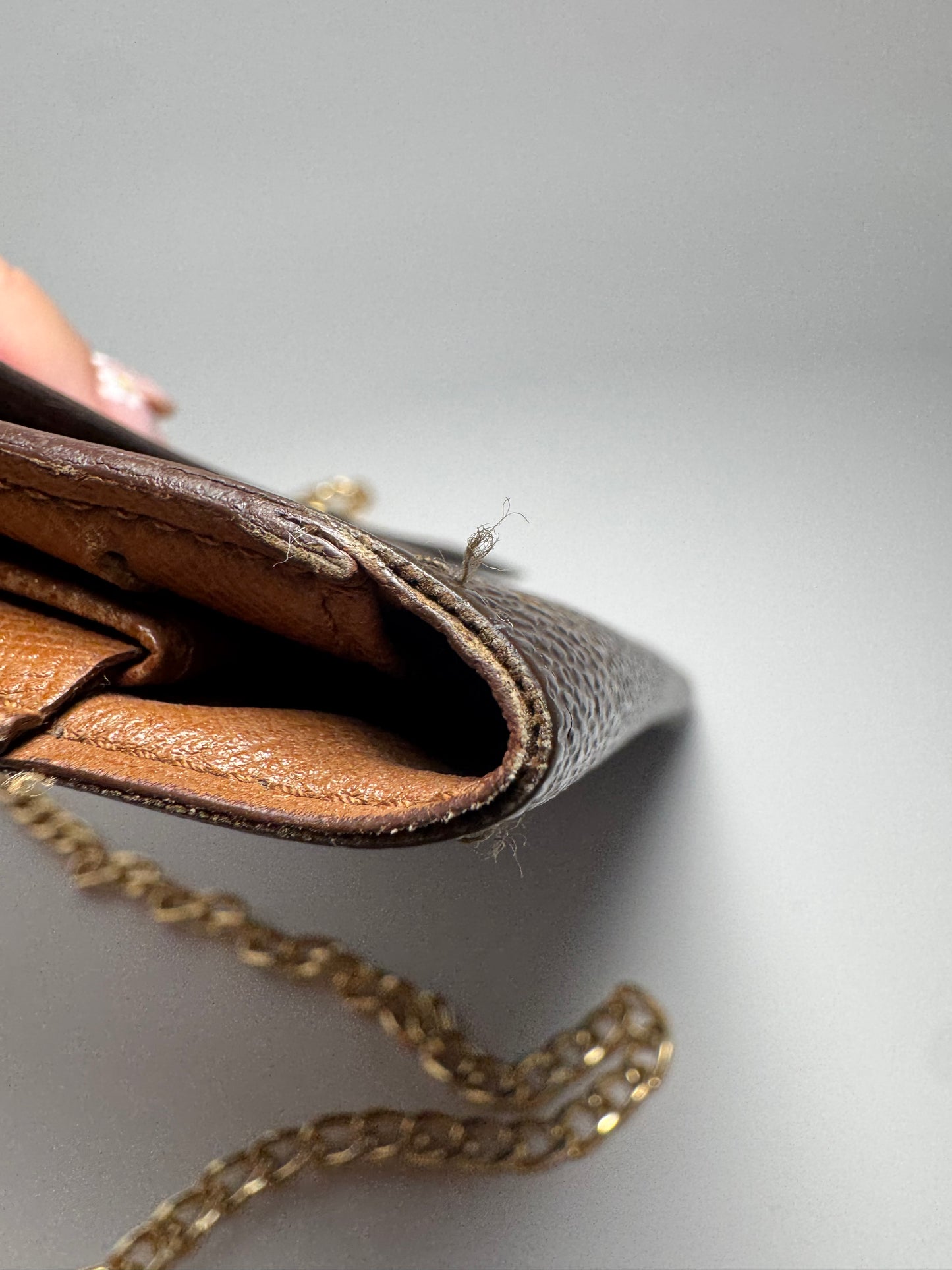 Louis Vuitton Sarah Monogram Wallet on Chain- Vintage 1994 March in France