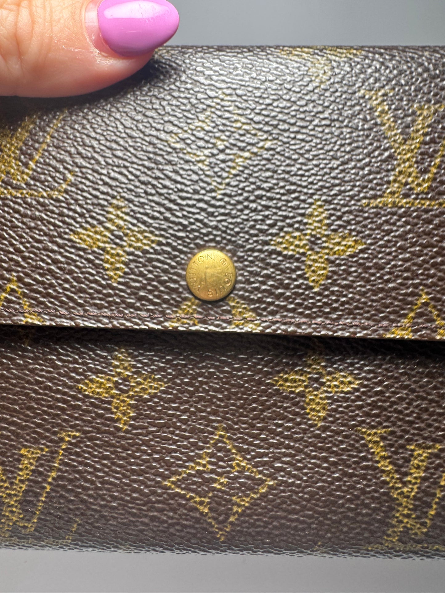 Louis Vuitton Sarah Monogram Long Snap Wallet