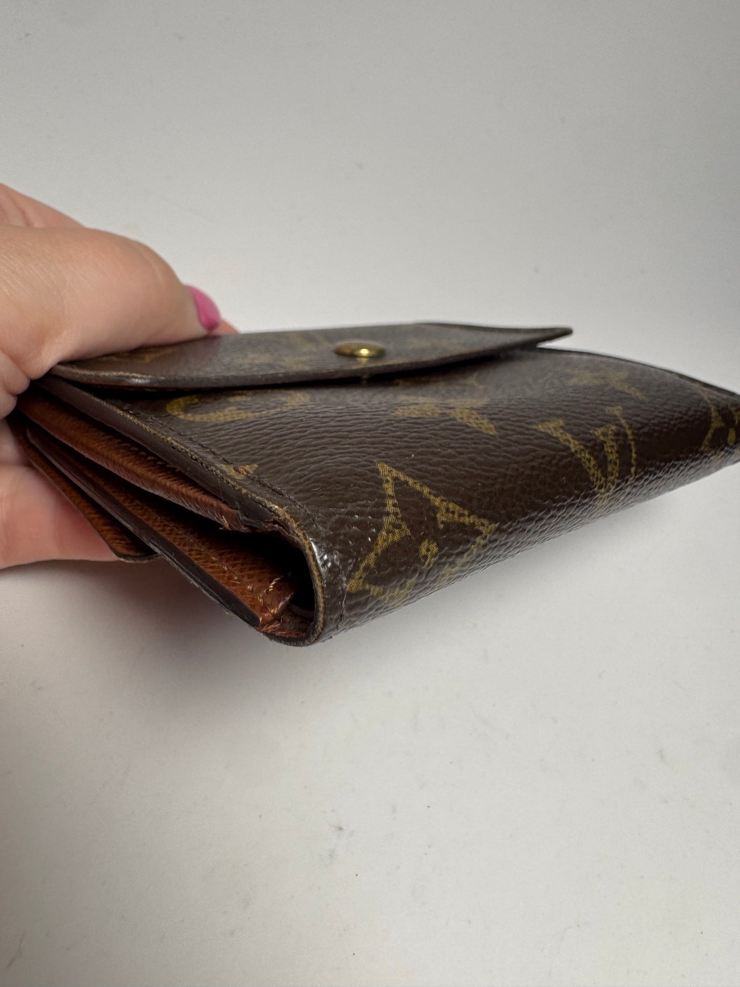 Louis Vuitton Elise Monogram Compact Wallet Made in February 2006 in France