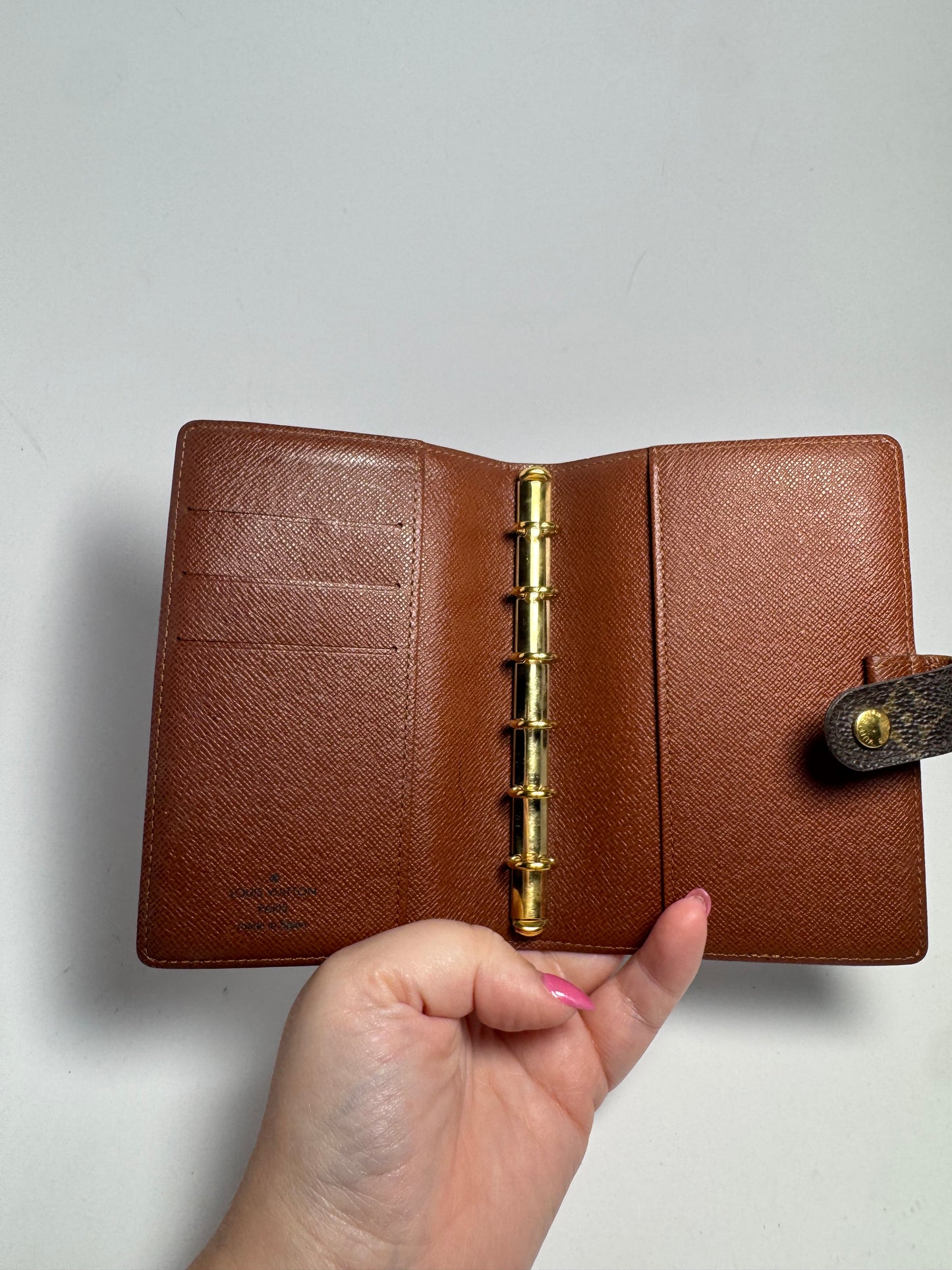 Louis Vuitton Agenda PM Planner/Passport Cover Made in Spain in June 2001