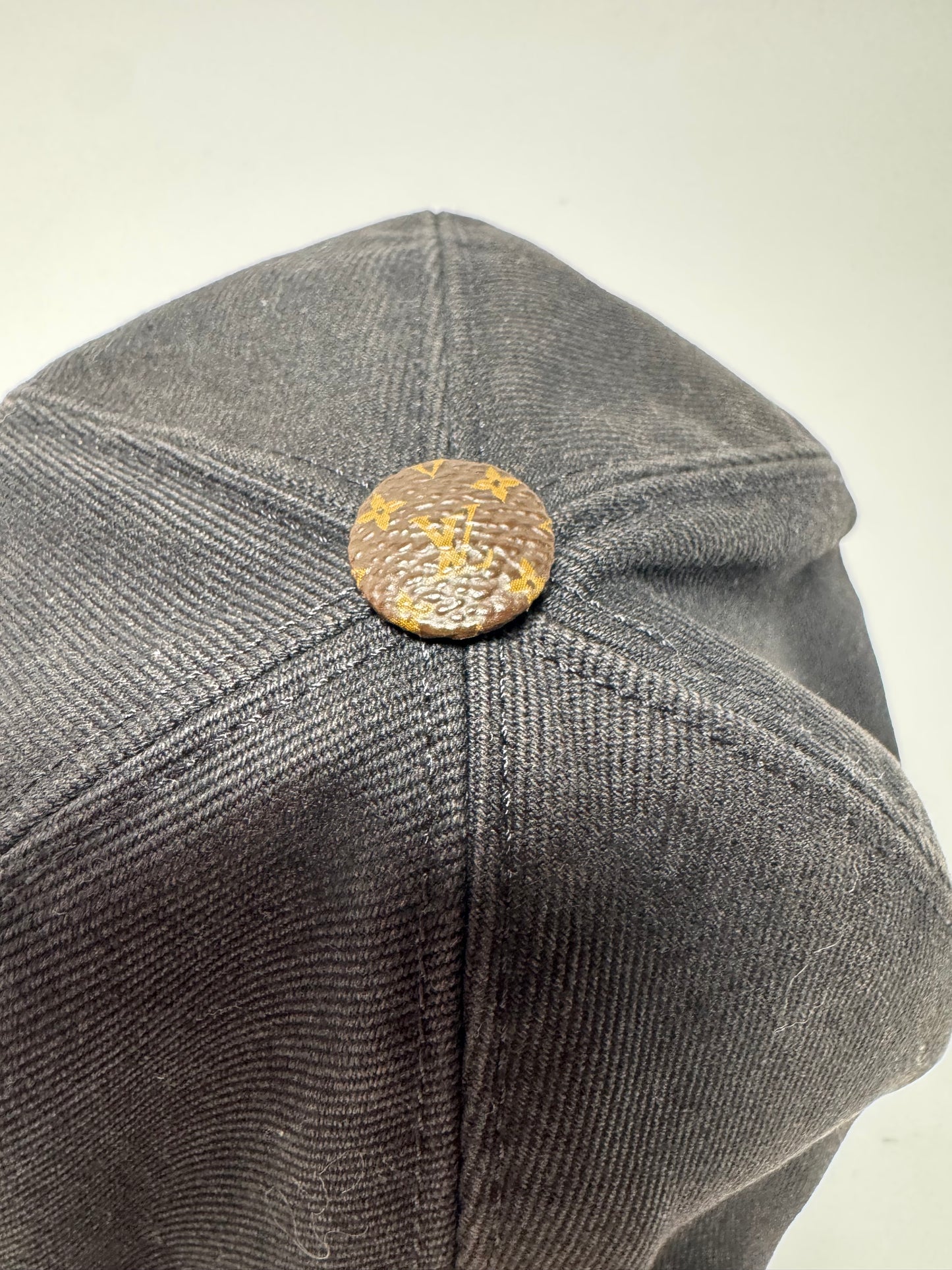 Louis Vuitton Day Cap Black Cotton, Canvas & Leather