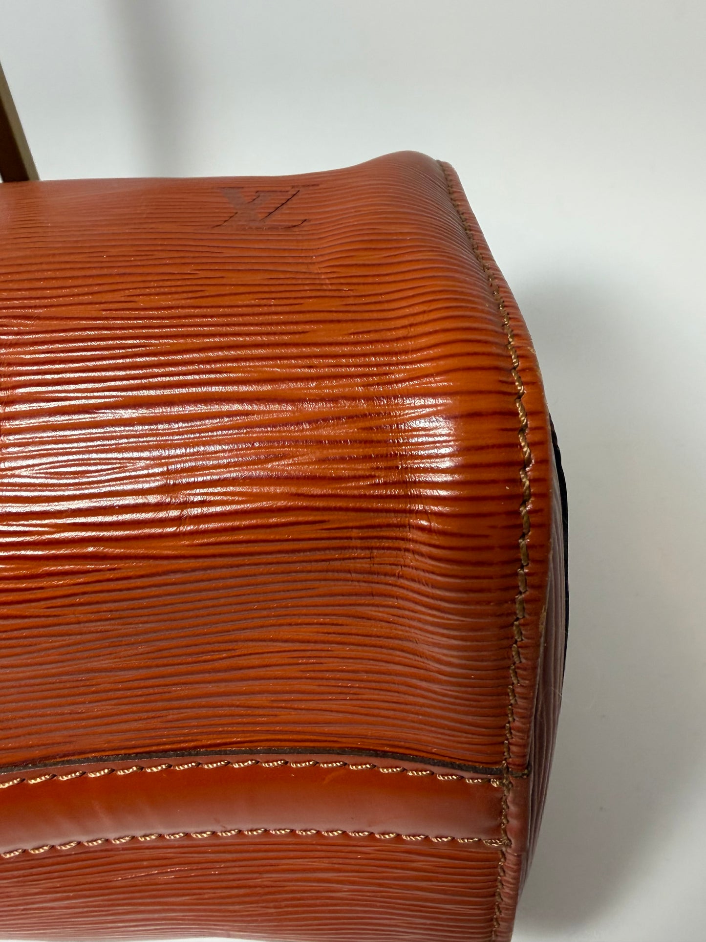Louis Vuitton Speedy 25 Kenyan Fawn Epi Leather w/Entrupy Certificate