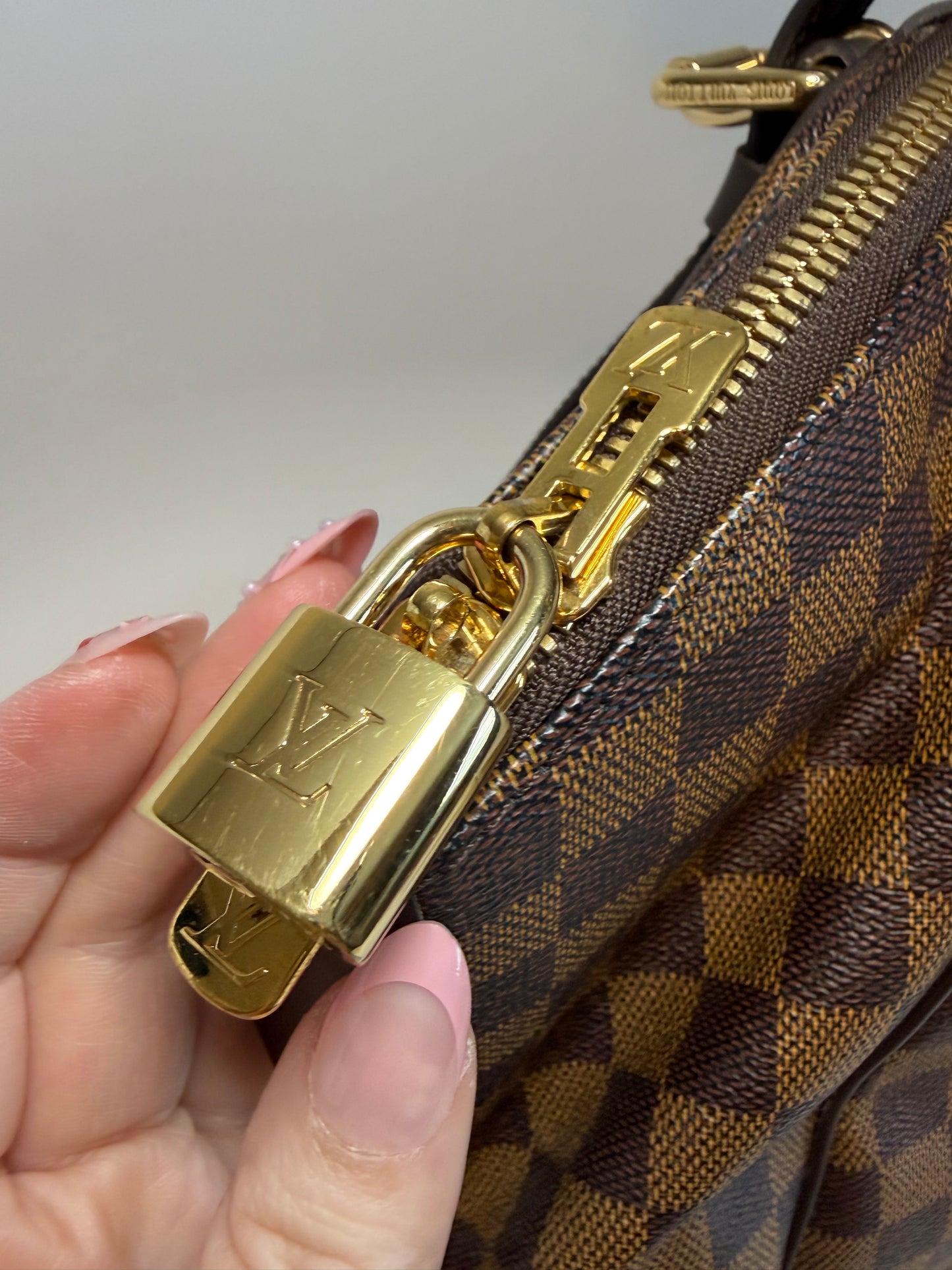 Louis Vuitton Damier Ebene Verona GM Shoulder Bag