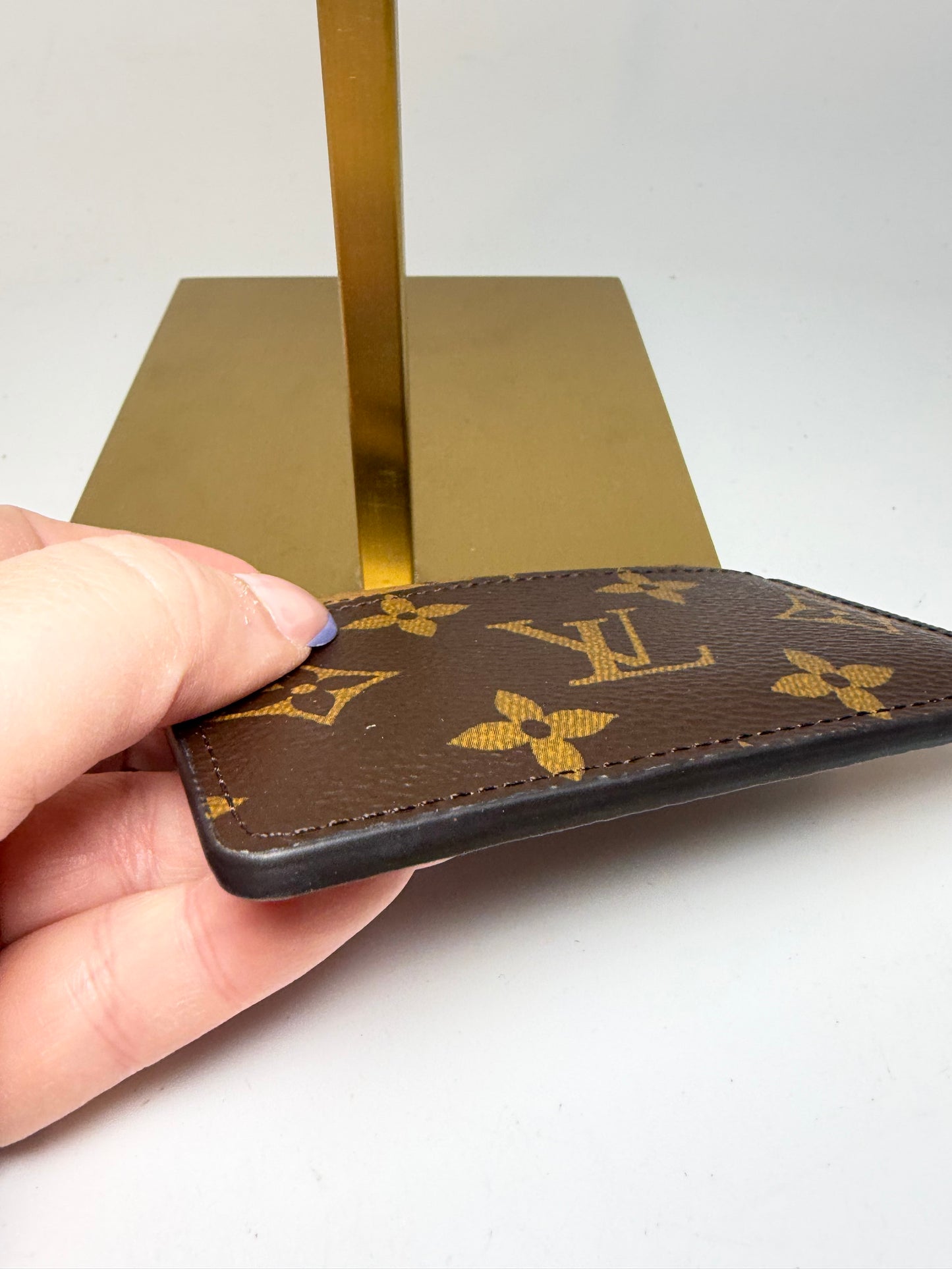 Louis Vuitton Reverse Monogram Card Holder w/Dust Bag & Box