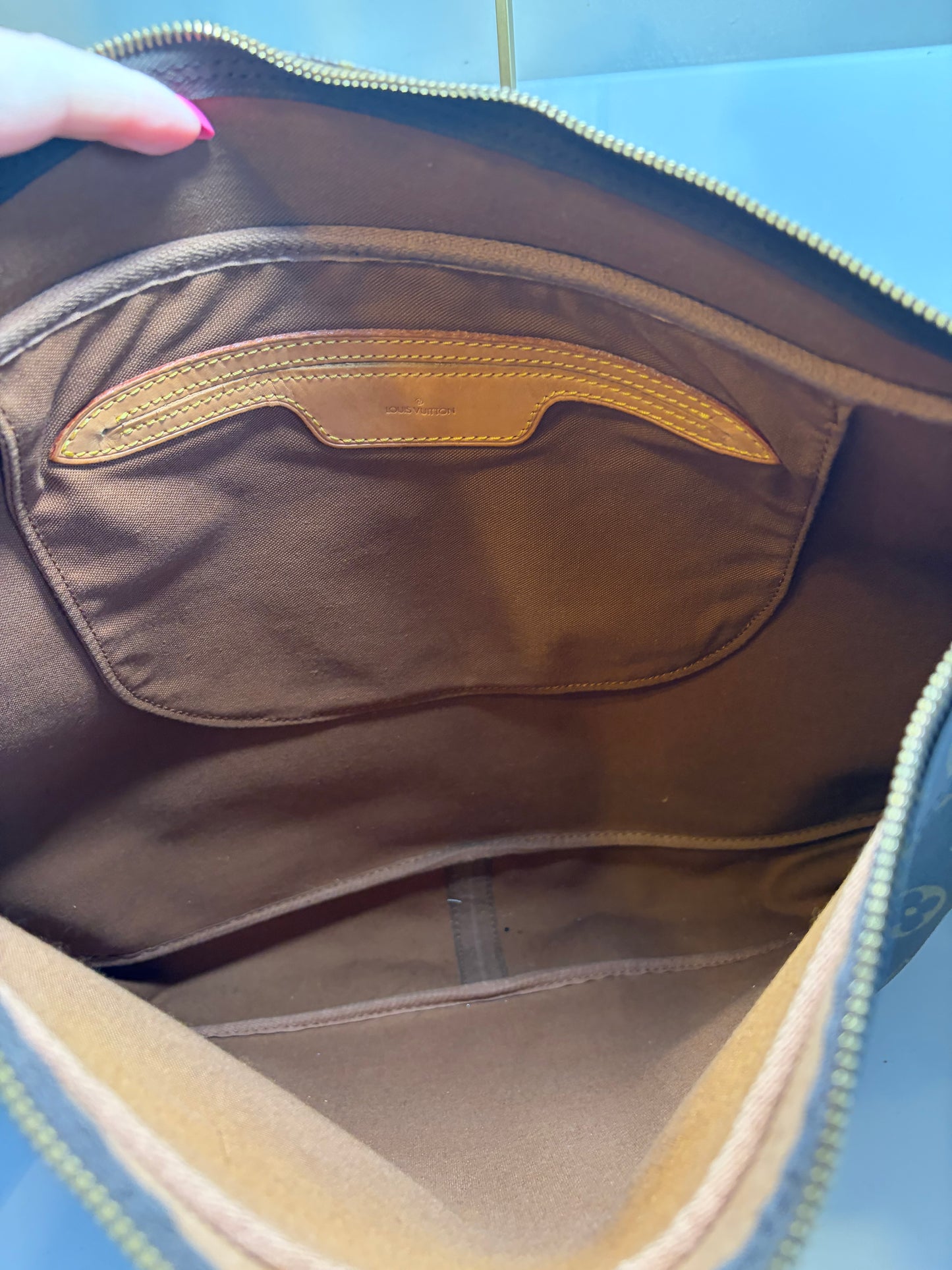 Louis Vuitton Promenade Monogram Shoulder Bag, Made in France April 1990