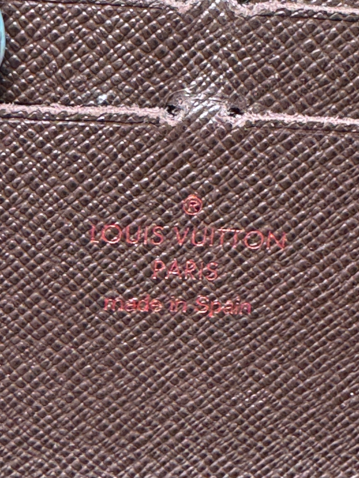 Louis Vuitton Damier Ebene Zippy Wallet