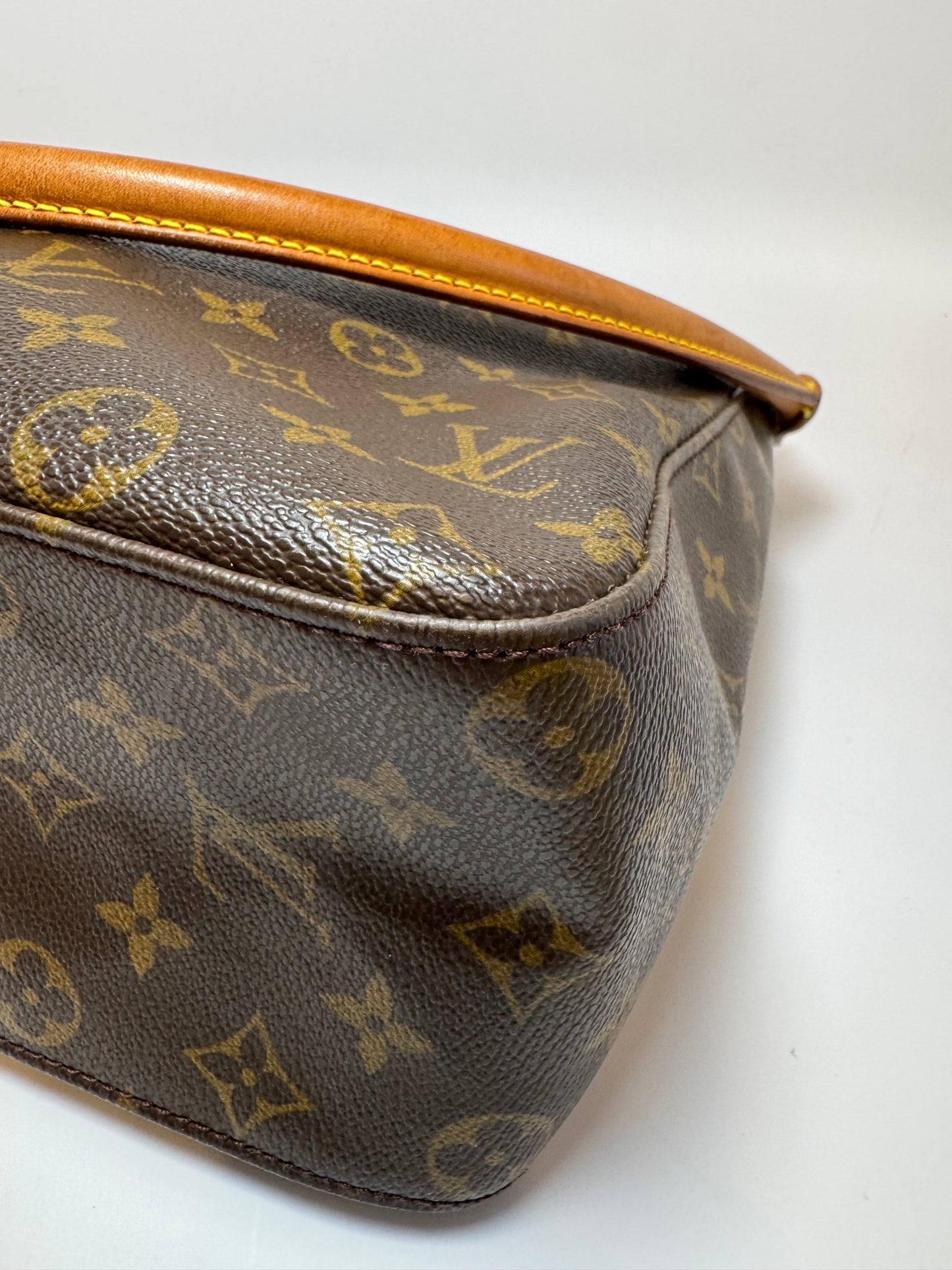 Louis Vuitton Looping GM Monogram Shoulder Bag Vintage Made in France