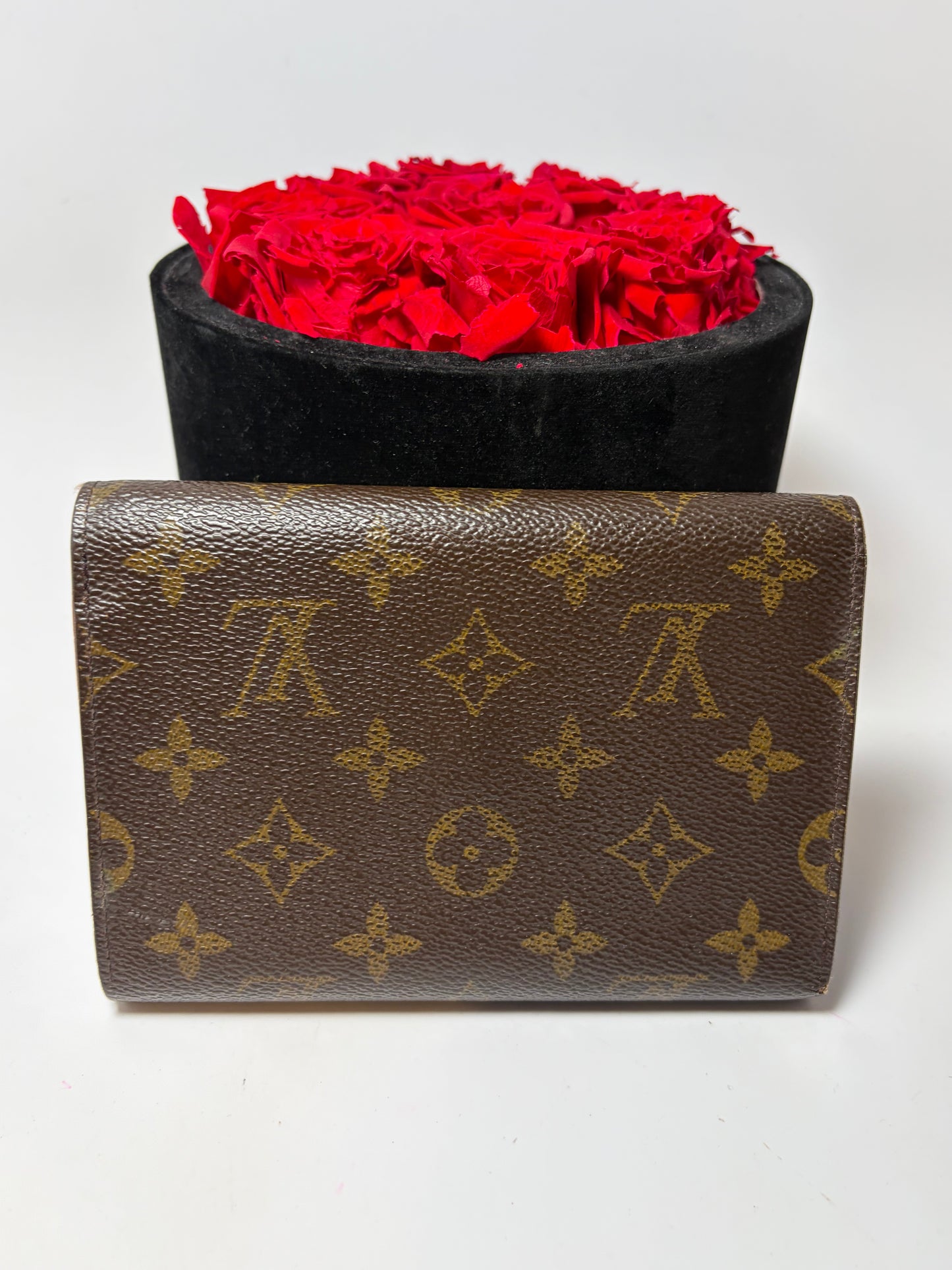 Louis Vuitton Porte Tressor Etui Papier Monogram Trifold Wallet