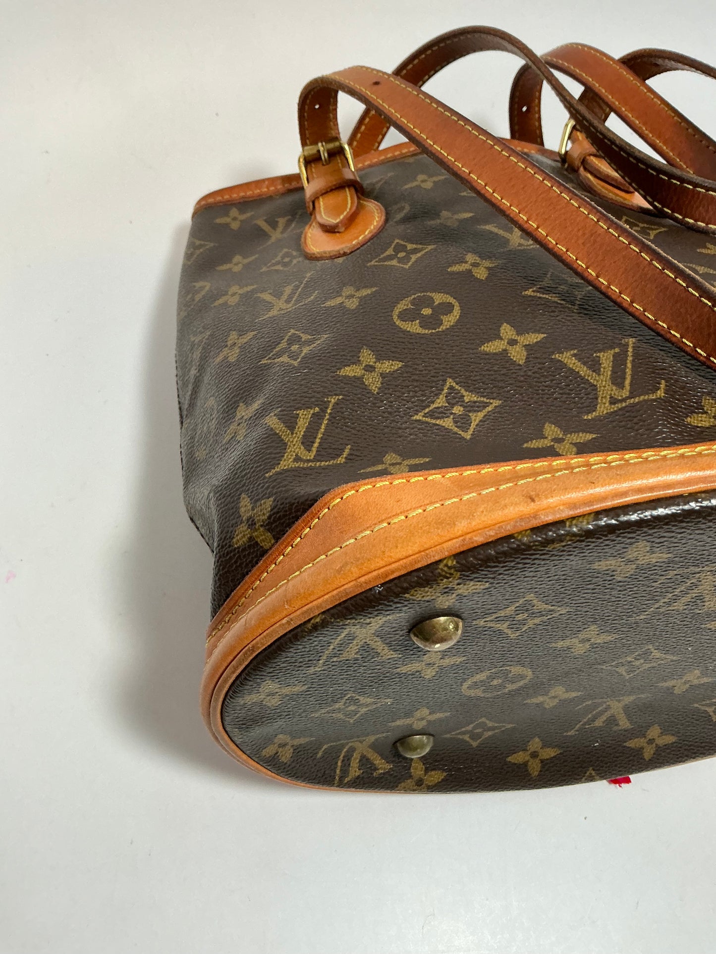 Louis Vuitton Monogram Petit Bucket Bag Tote