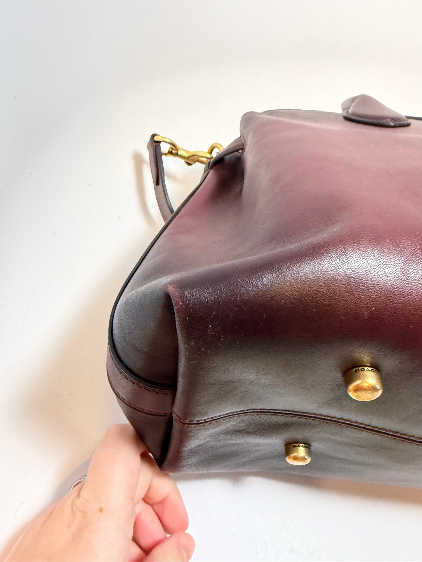 Coach Empire 40 Caryall Merlot w/Crossbody Strap