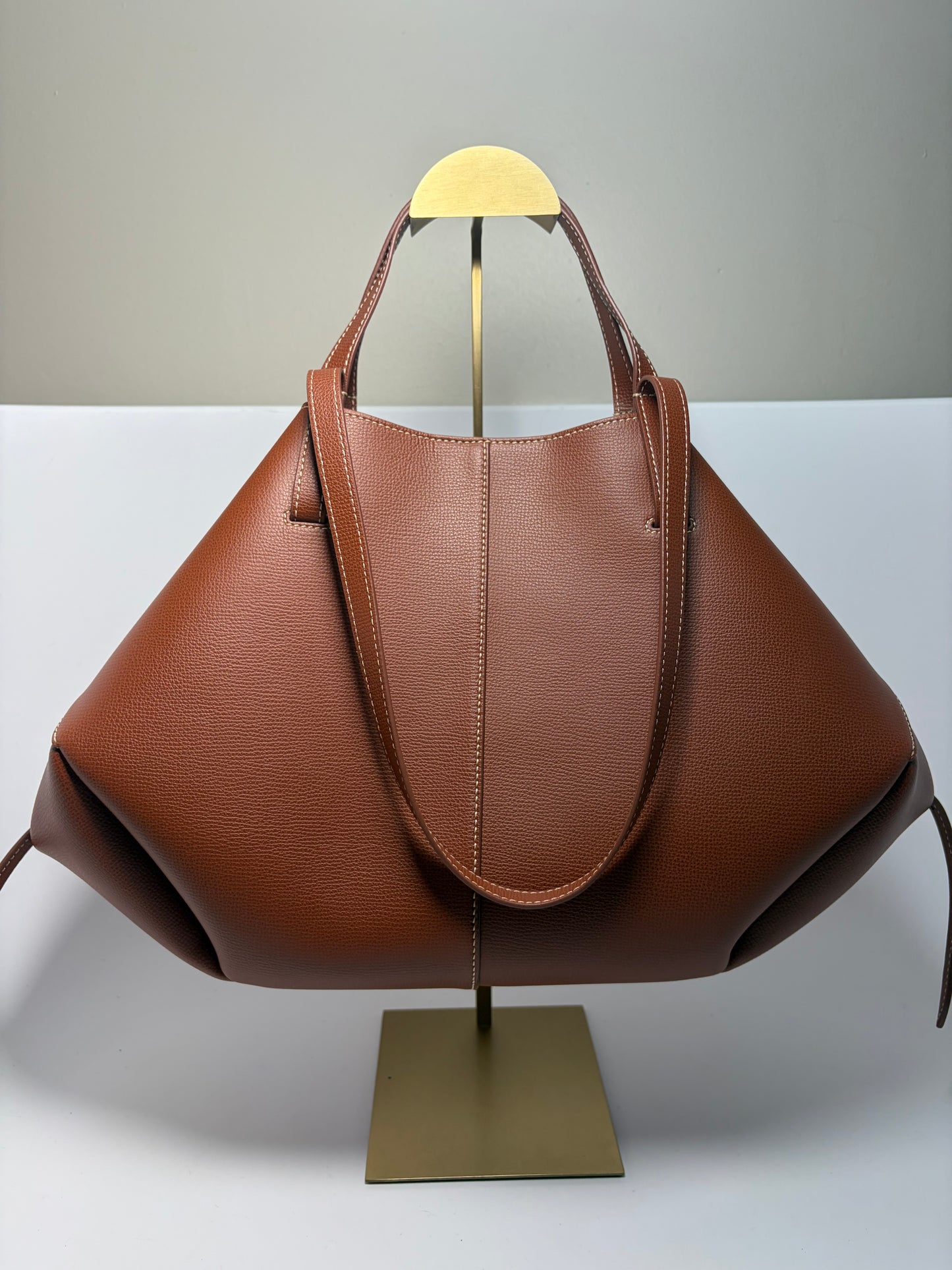 Polène Cyme in Textured Cognac