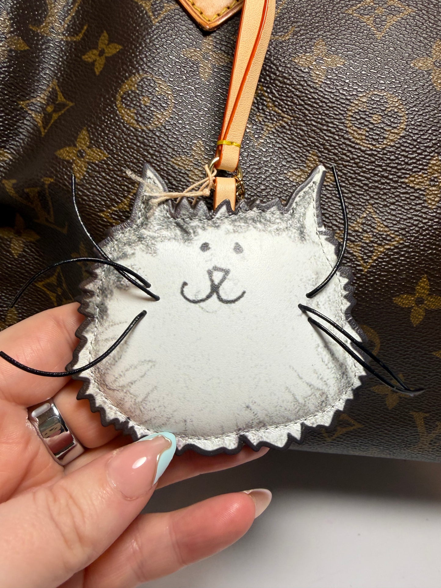 Louis Vuitton Cat Bag Charm Grace Coddington Collab NWT- Not Available Online