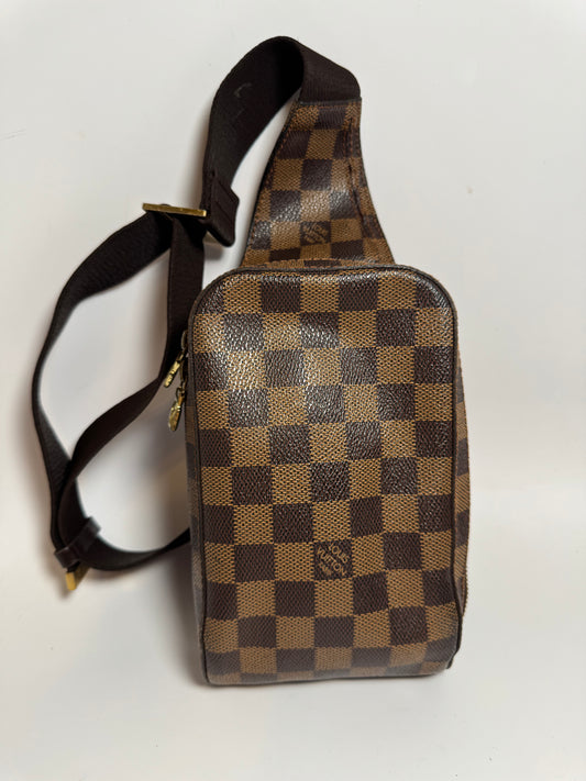 Louis Vuitton Geronimo Damier Ebene Bum Bag/Belt Bag