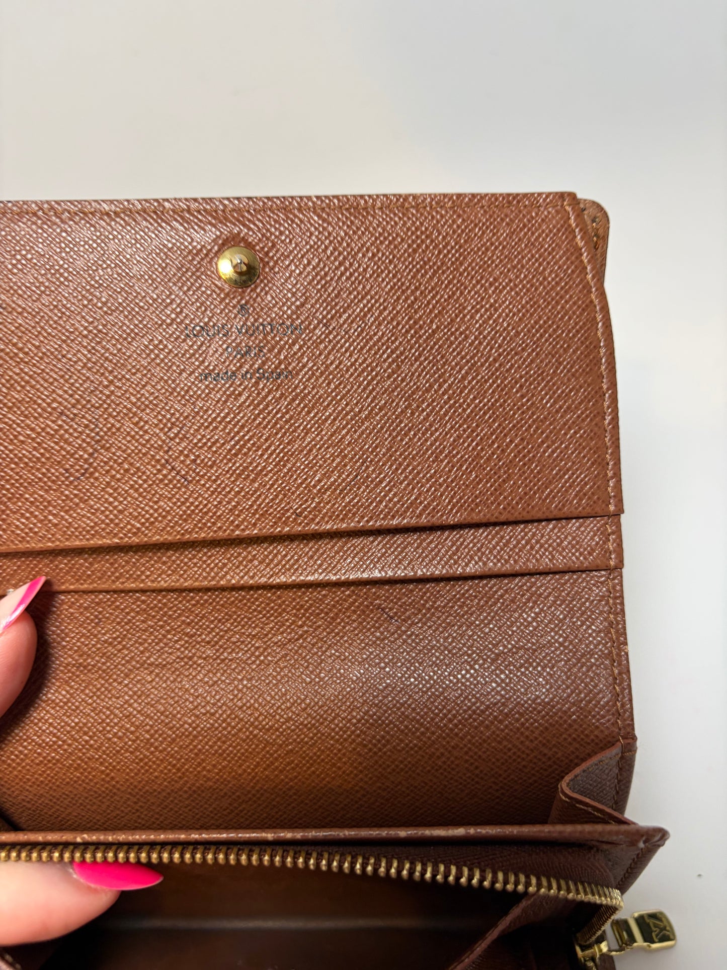 Louis Vuitton Porte Monnaie Tressor Monogram Wallet