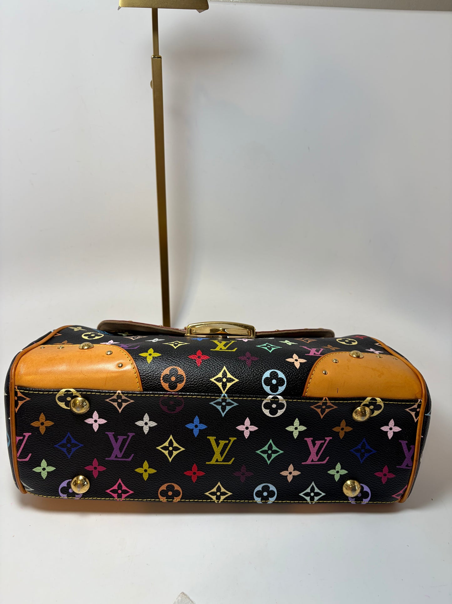 Louis Vuitton Beverly MM Black Multicolor Monogram