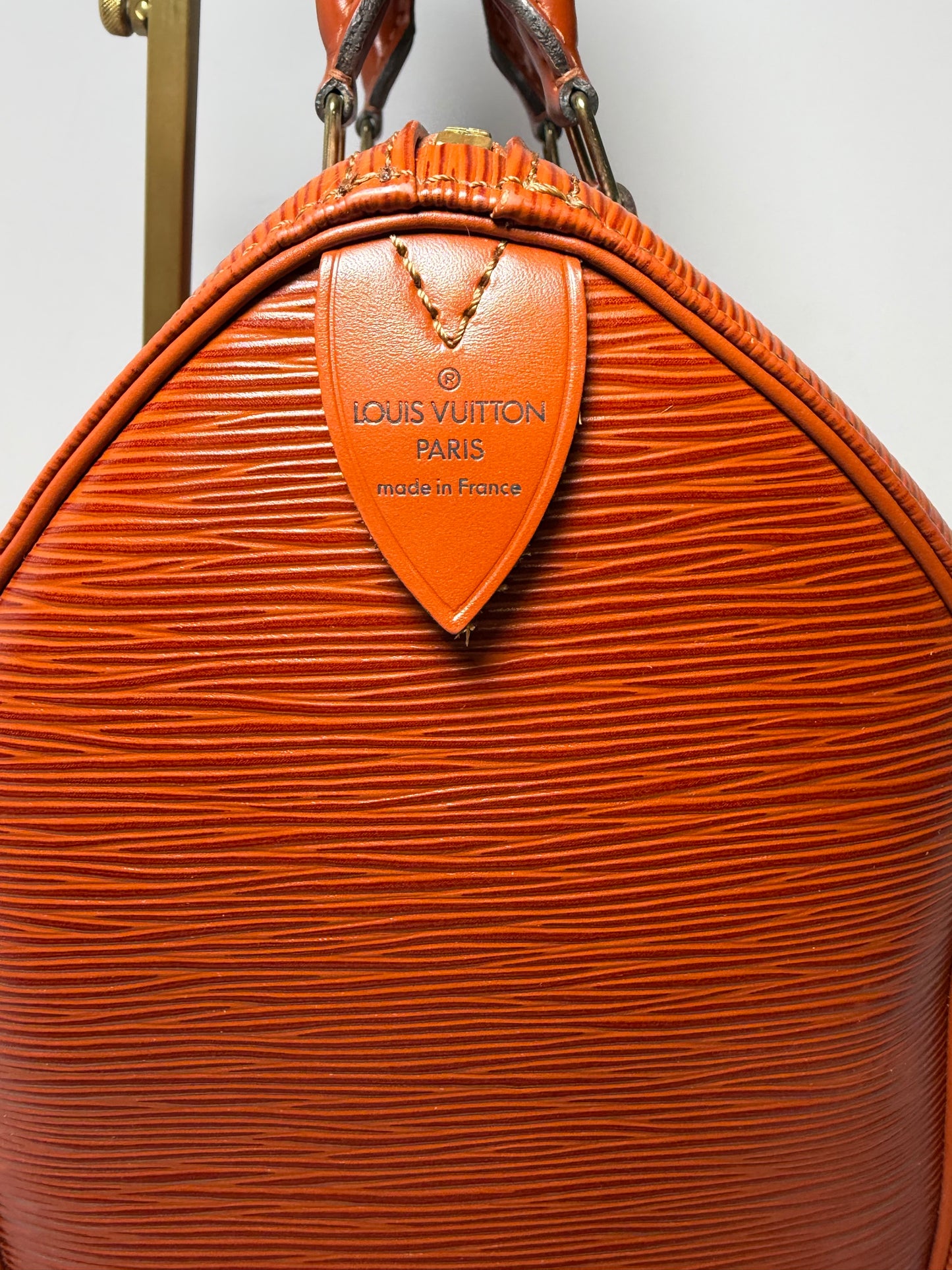 Louis Vuitton Speedy 25 Kenyan Fawn Epi Leather w/Entrupy Certificate