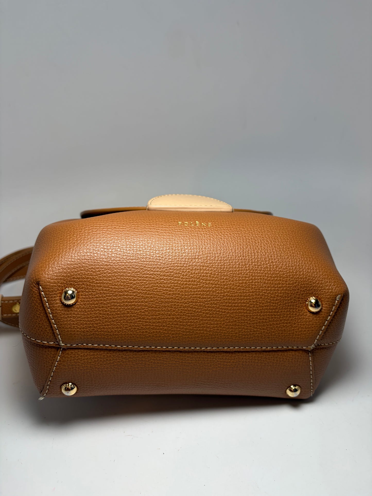 Polène Un Nano Trio Camel Crossbody