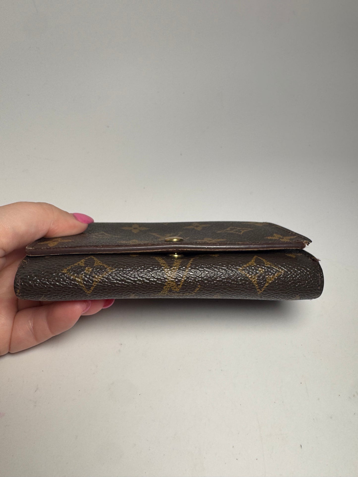 Louis Vuitton Porte Monnaie Tresor Monogram Compact Wallet